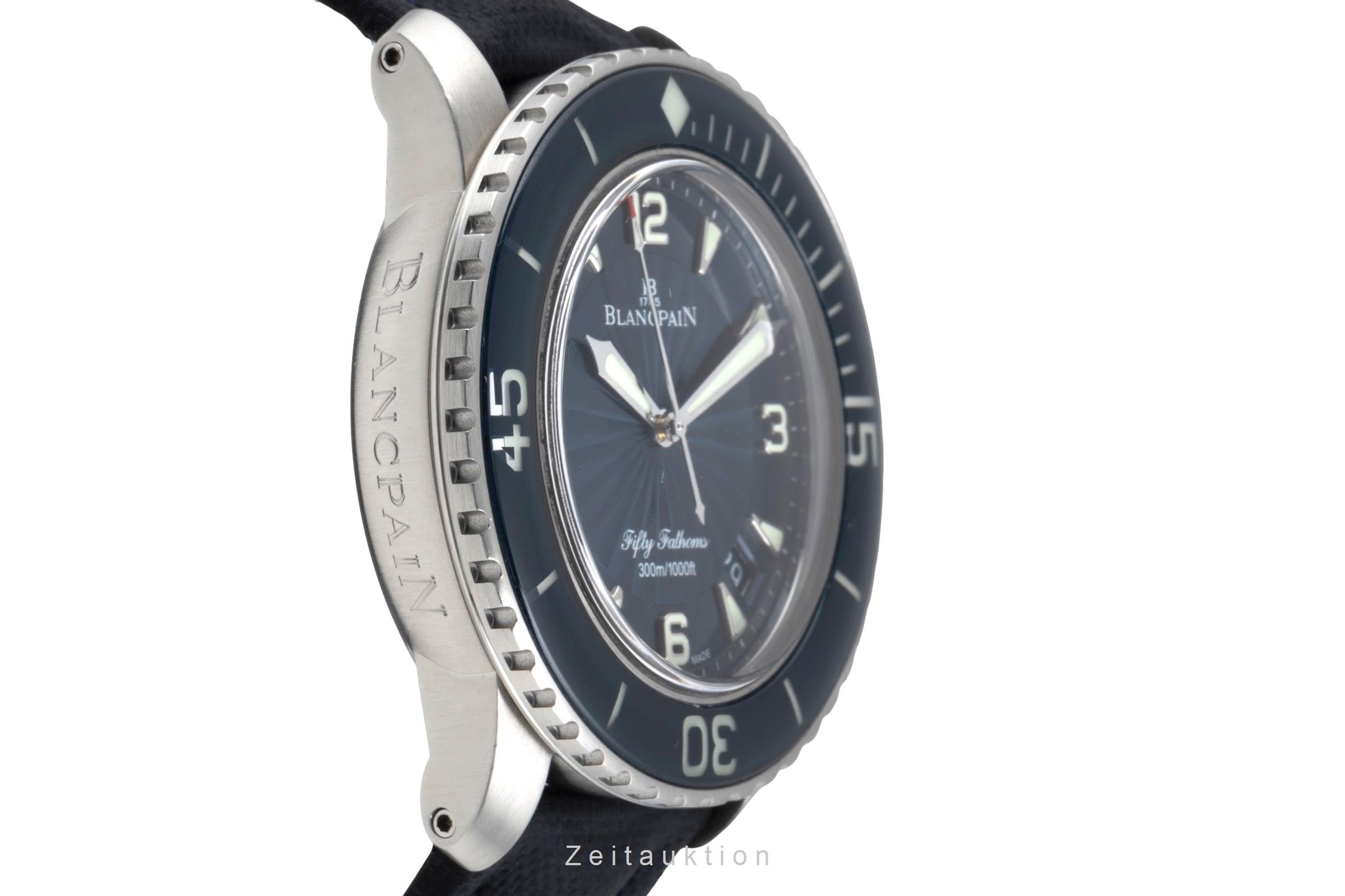 Blancpain Fifty Fathoms steel automatic men's watch 5015d-1140-52b	 LP: 17500EUR  [2506997]