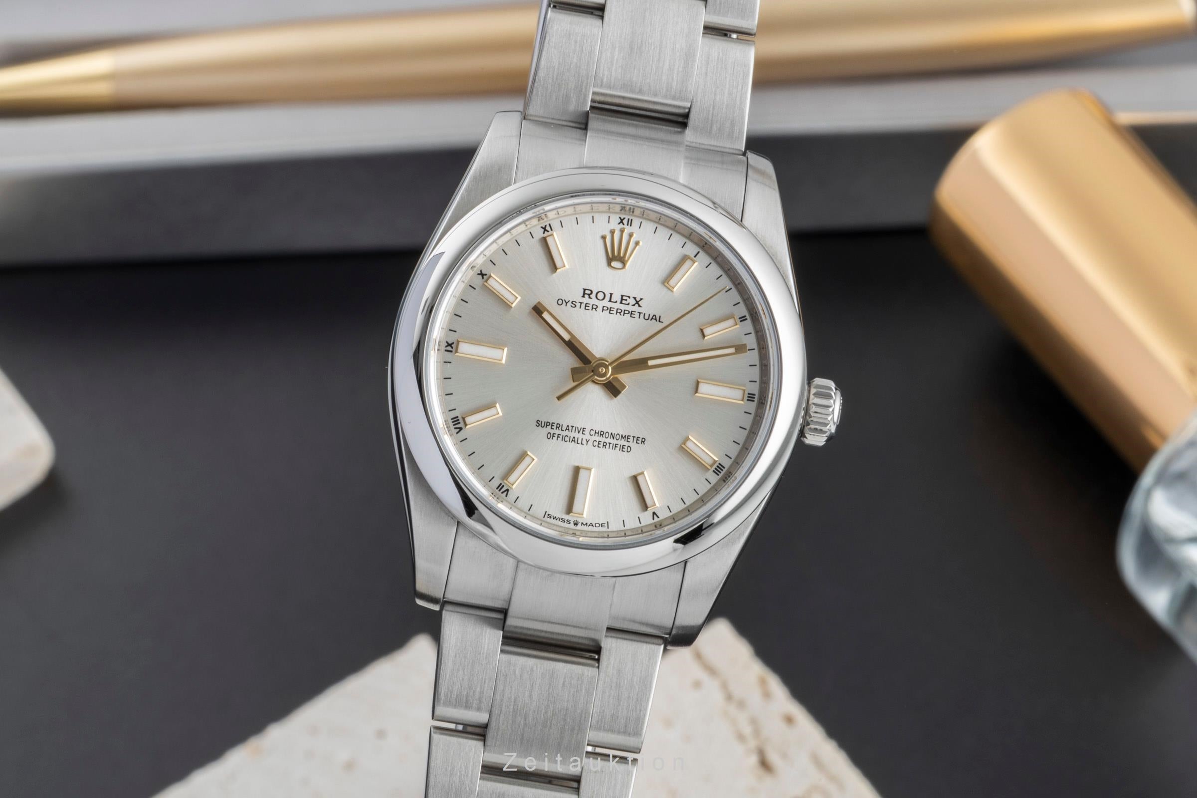 Rolex Oyster Perpetual steel automatic women's watch 124200  [2507000]