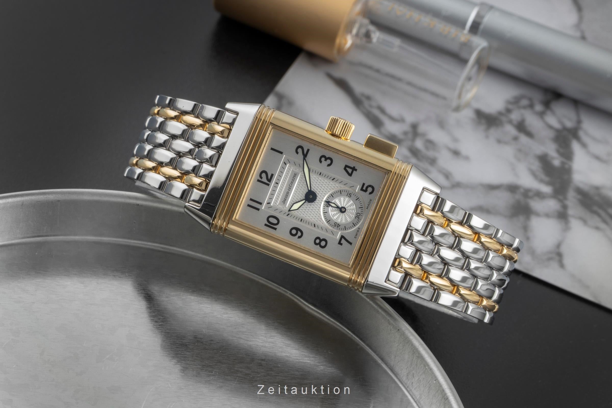 Jaeger LeCoultre Reverso steel / gold manual winding women's watch Q2555170 , 255.5.82  [2507001]