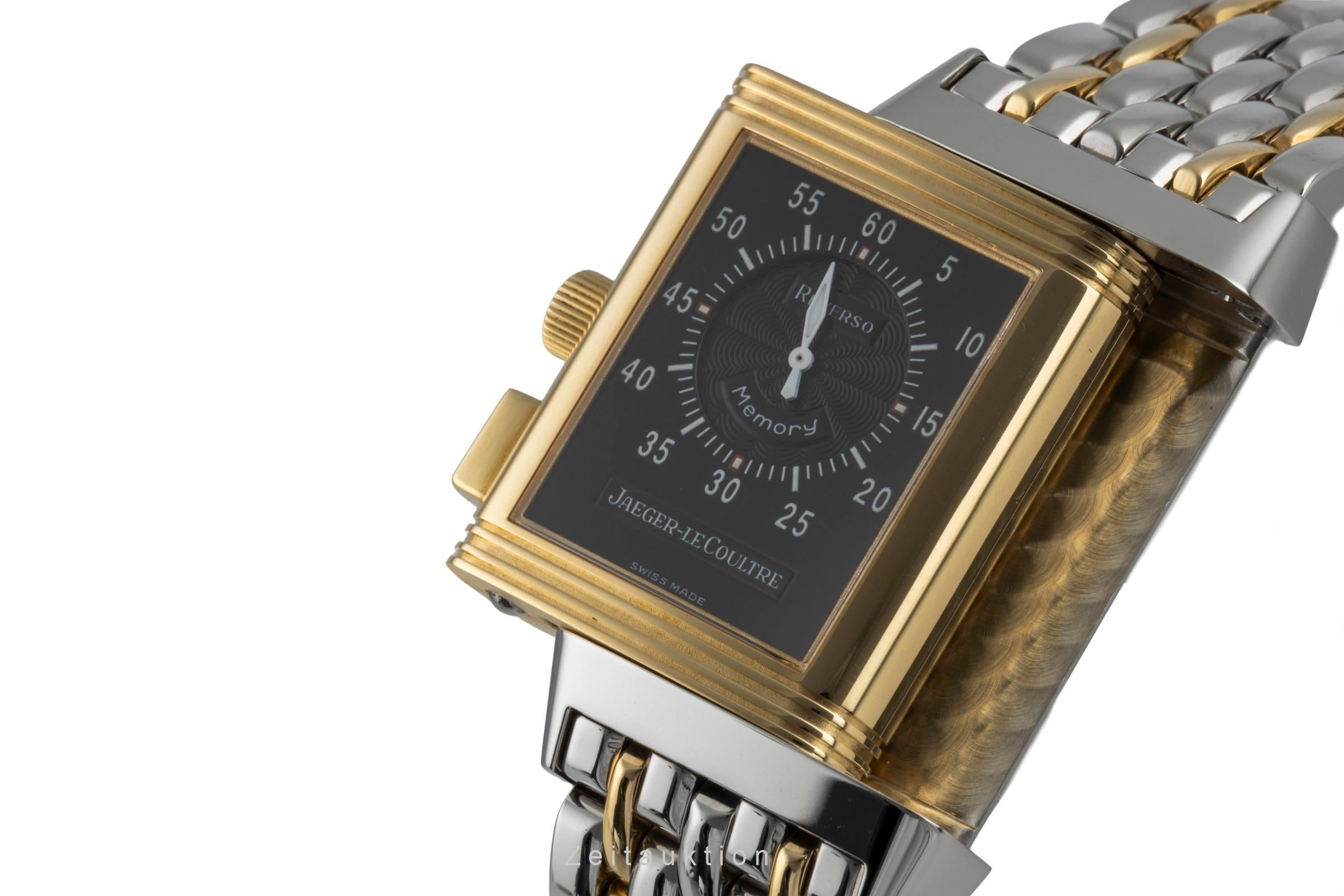 Jaeger LeCoultre Reverso steel / gold manual winding women's watch Q2555170 , 255.5.82  [2507001]