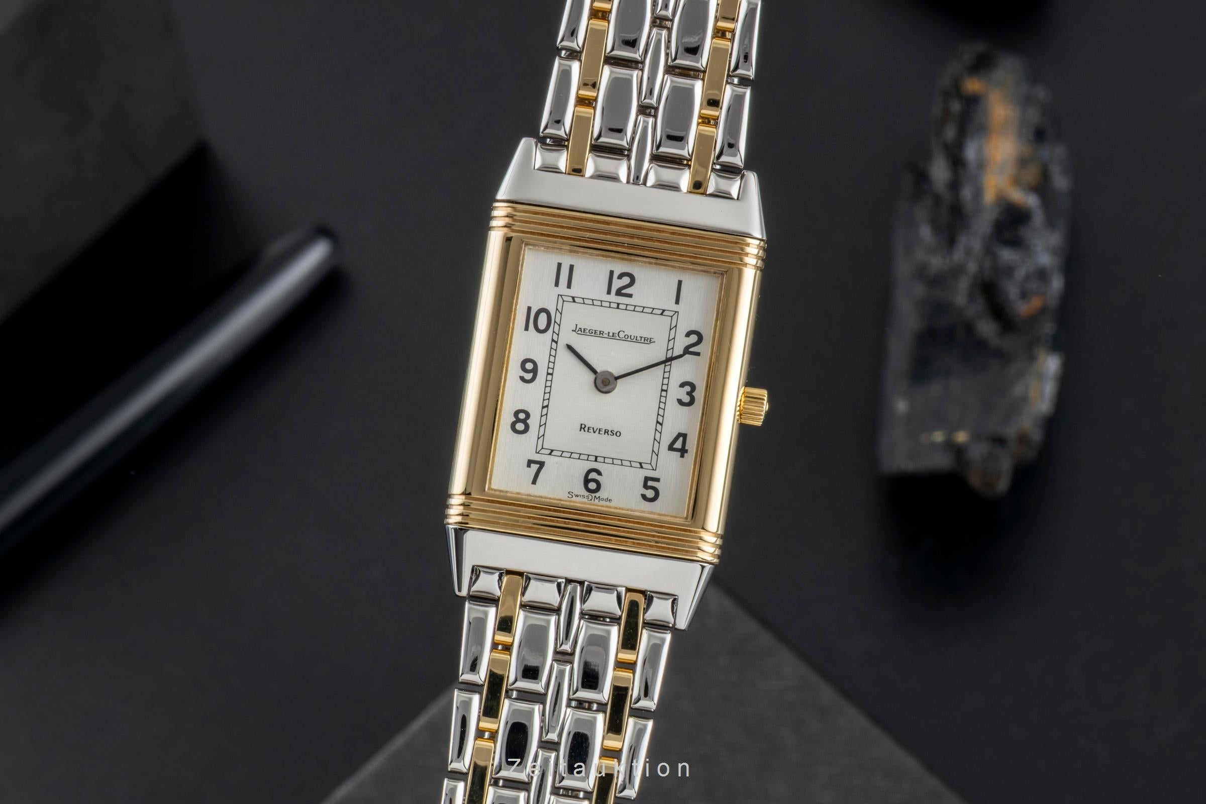 Jaeger LeCoultre Reverso Stahl / Gold Quarz Damenuhr Ref. 140.252.5  [2507014]