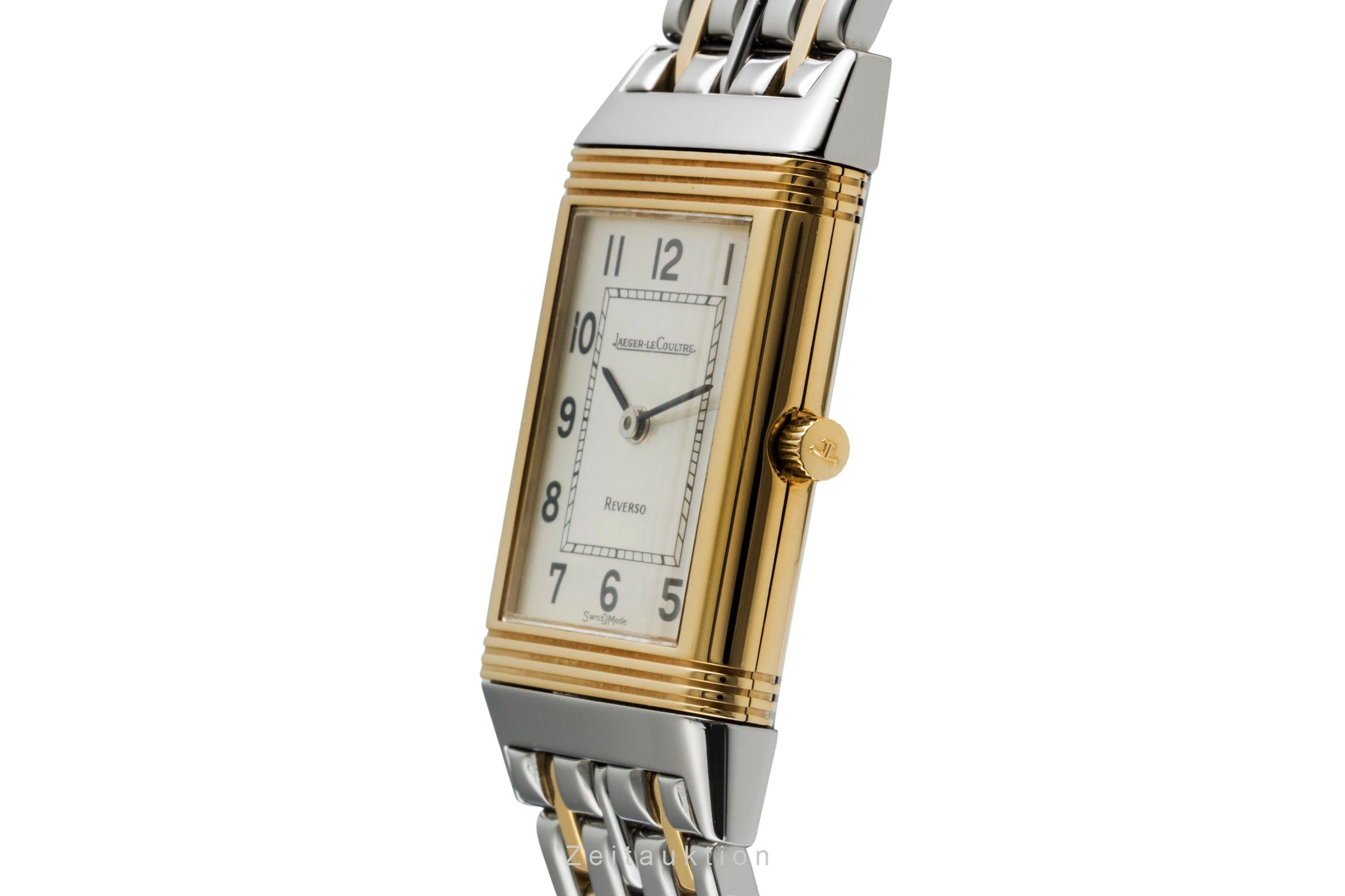Jaeger LeCoultre Reverso Stahl / Gold Quarz Damenuhr Ref. 140.252.5  [2507014]
