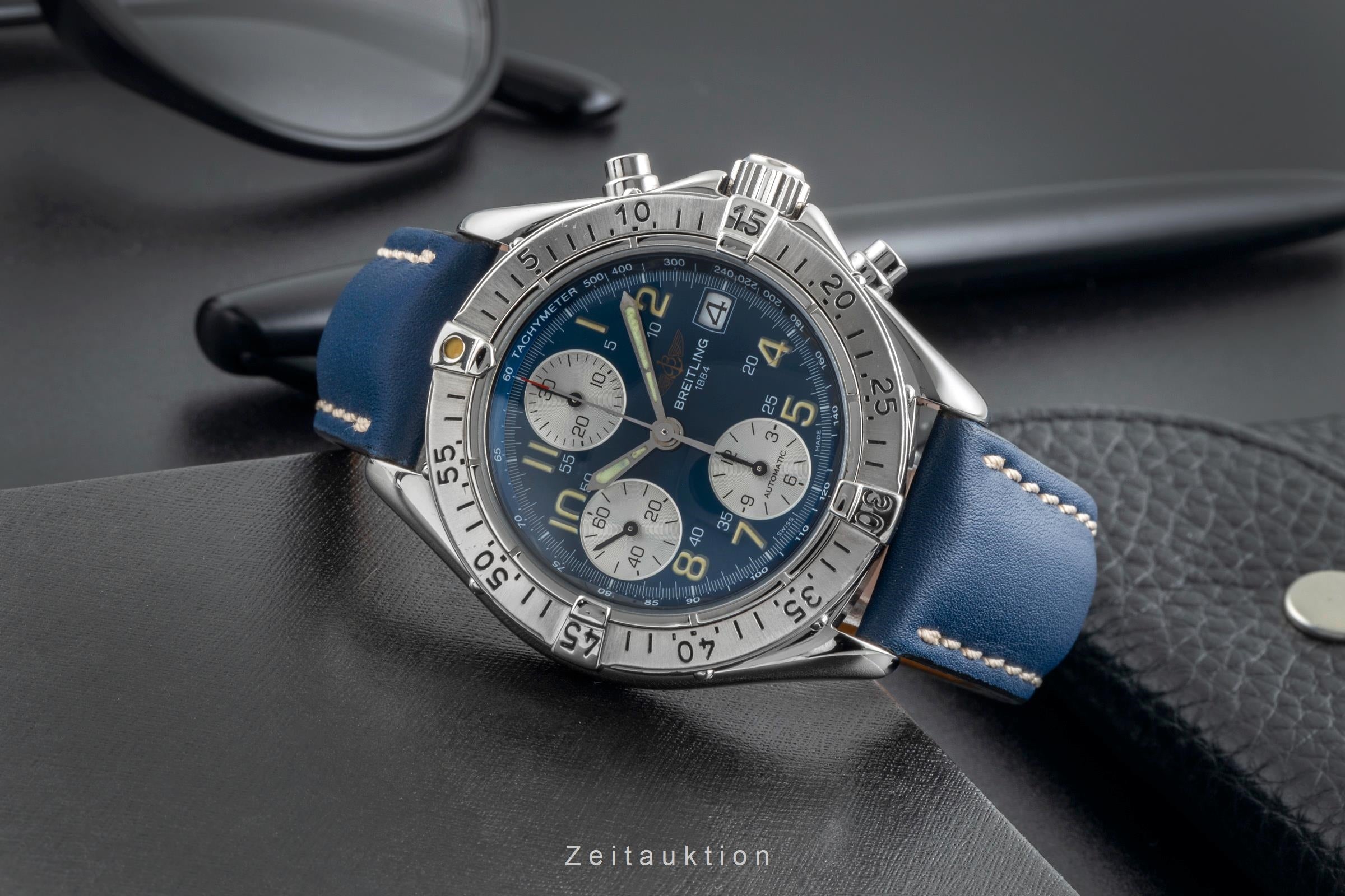 Breitling Colt Chronograph steel automatic Kal. B13 Ref. A13035.1