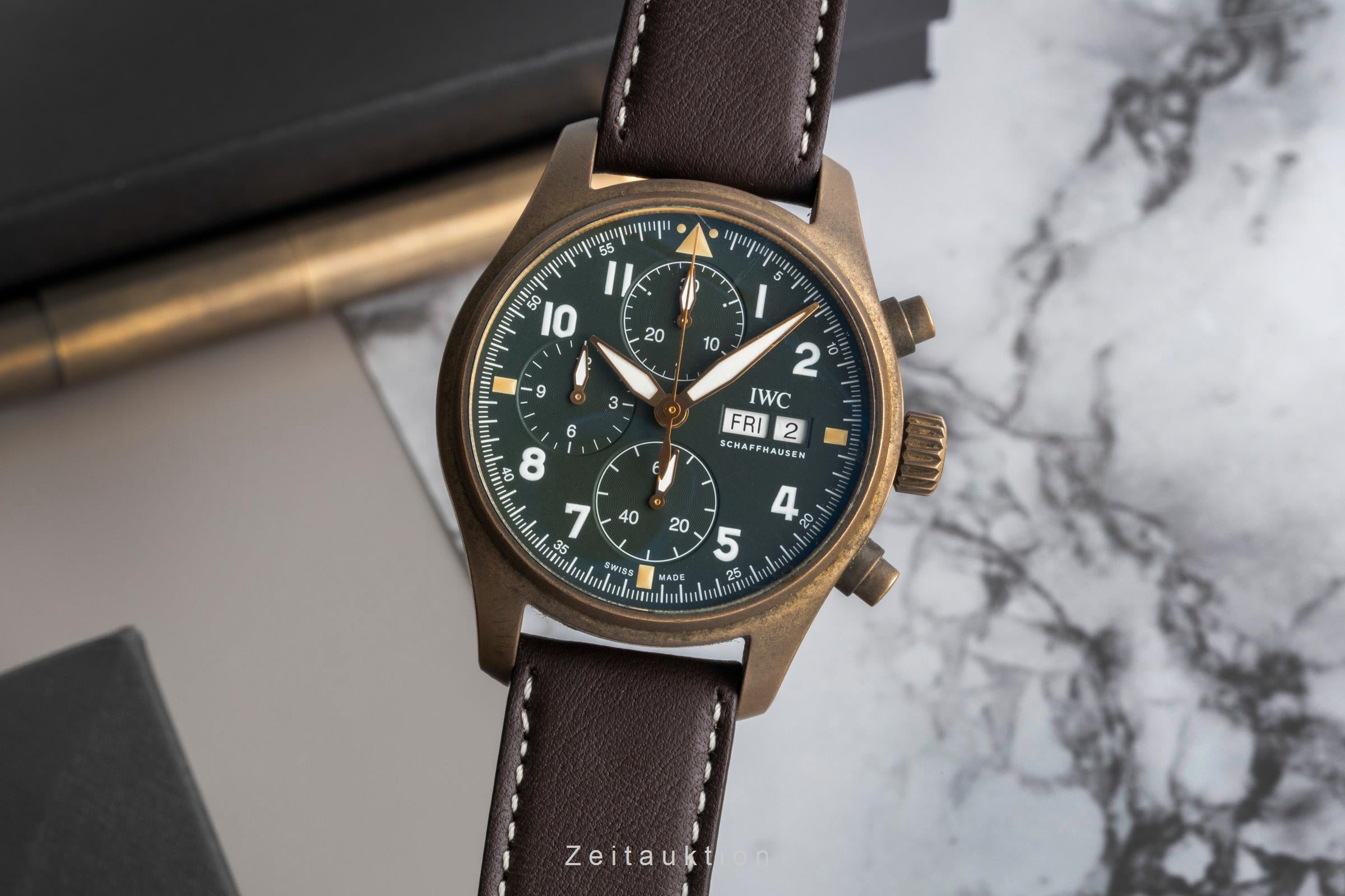 IWC Fliegerchronograph chronograph bronze automatic Kal. C.69380