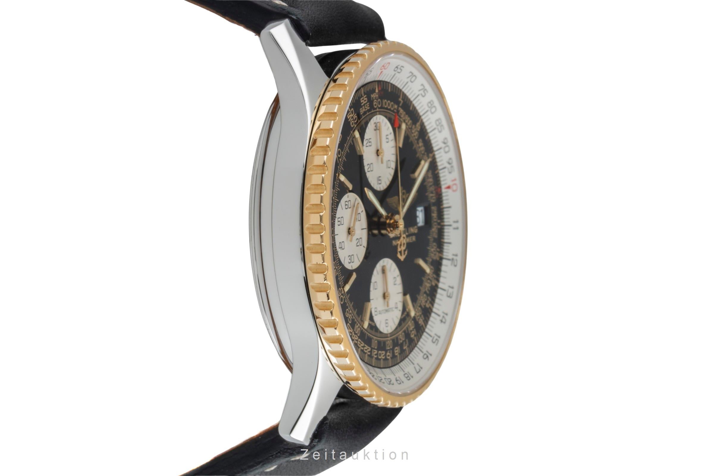 Breitling Old Navitimer chronograph steel / gold automatic men's watch D13022  [2507019]