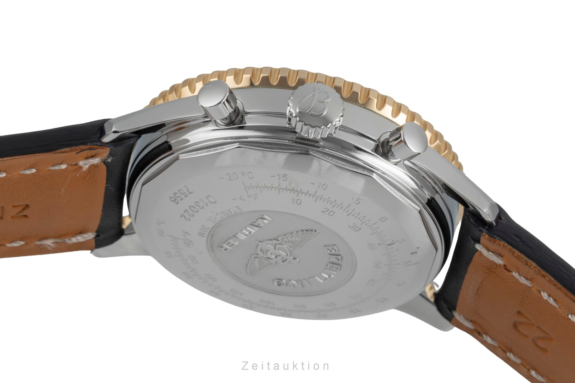 Breitling Old Navitimer chronograph steel / gold automatic men's watch D13022  [2507019]