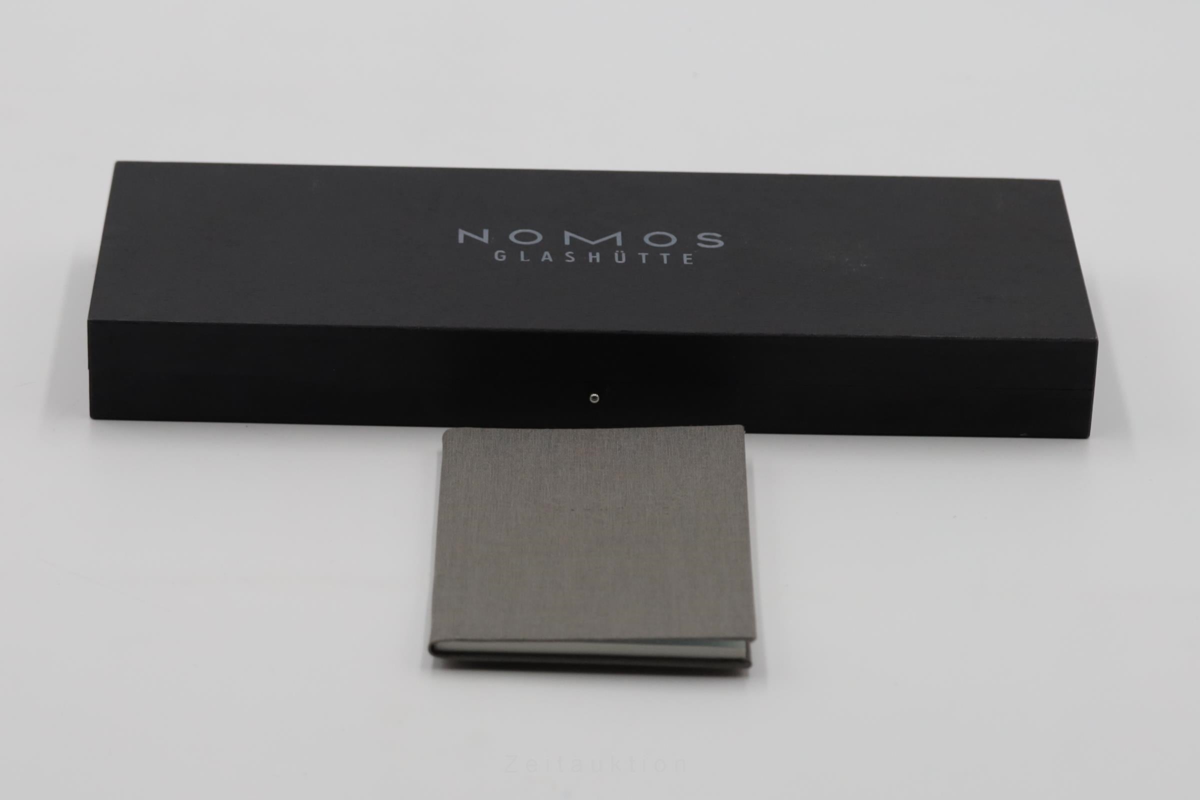 Nomos Glashütte Tangente Edelstahl Handaufzug Herrenuhr Ref. 101 Box & Papiere  [2507021]