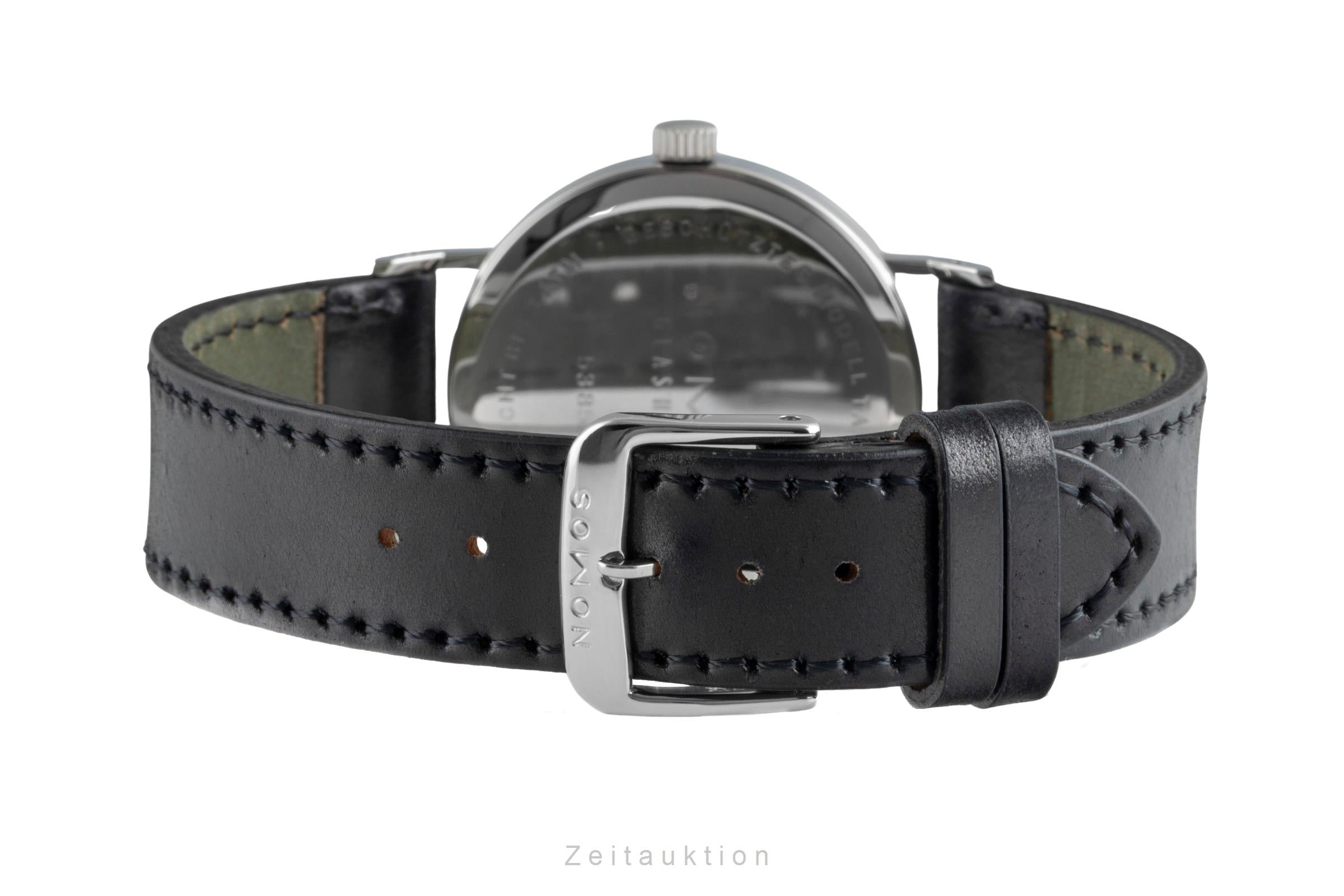 Nomos Glashütte Tangente Edelstahl Handaufzug Herrenuhr Ref. 101 Box & Papiere  [2507021]