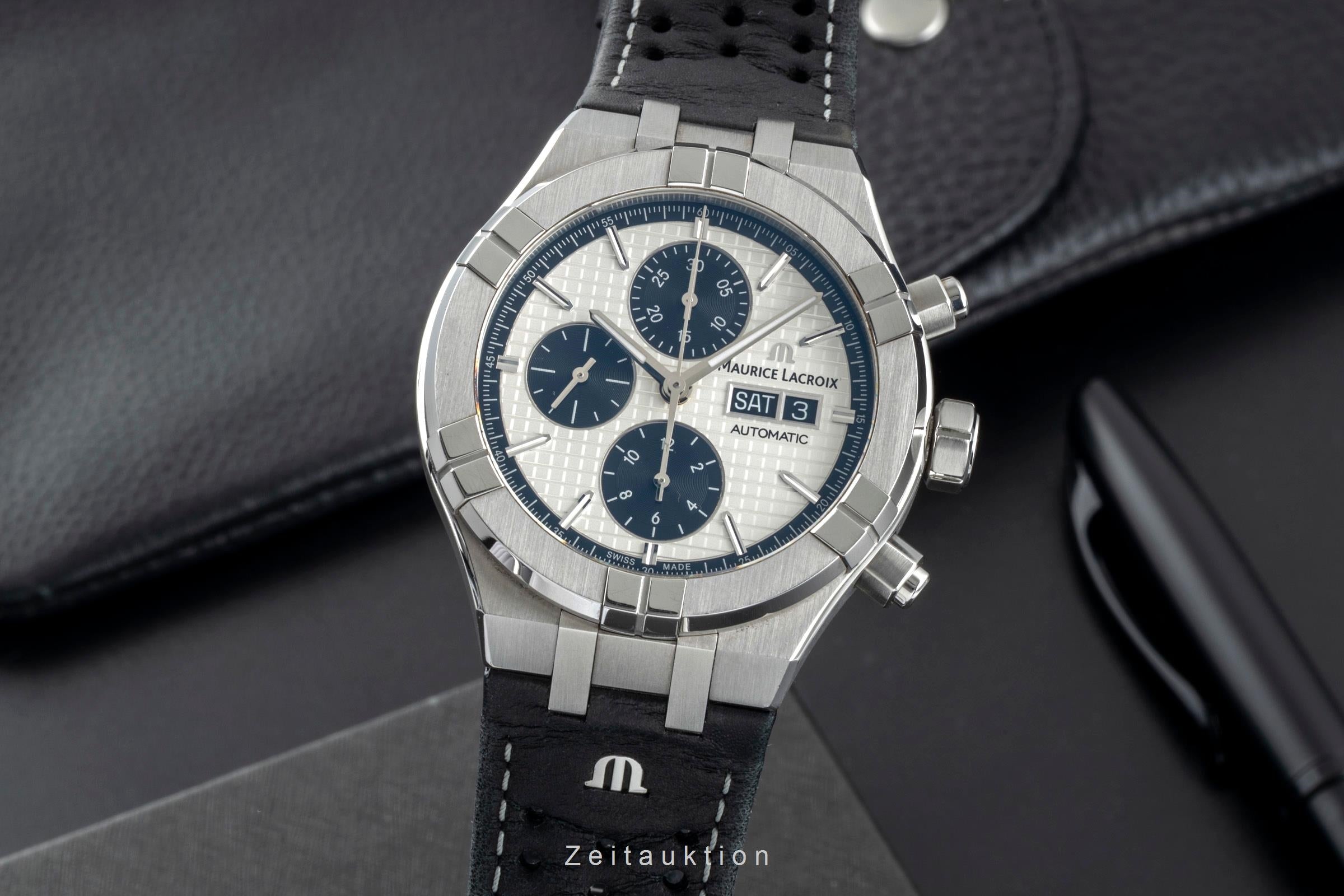 Maurice Lacroix Aikon cronógrafo acero automático reloj para caballeros AI6038-SS001-130	  [2507024]