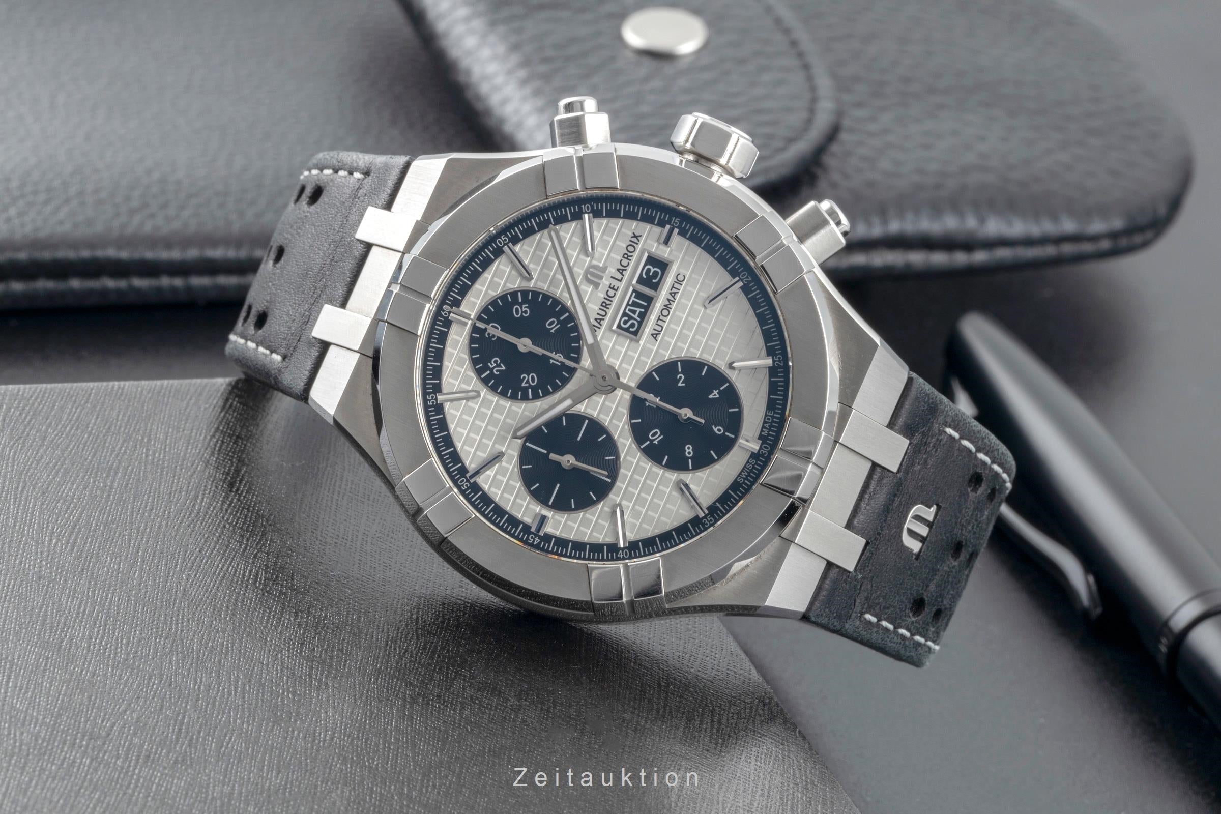 Maurice Lacroix Aikon cronógrafo acero automático reloj para caballeros AI6038-SS001-130	  [2507024]
