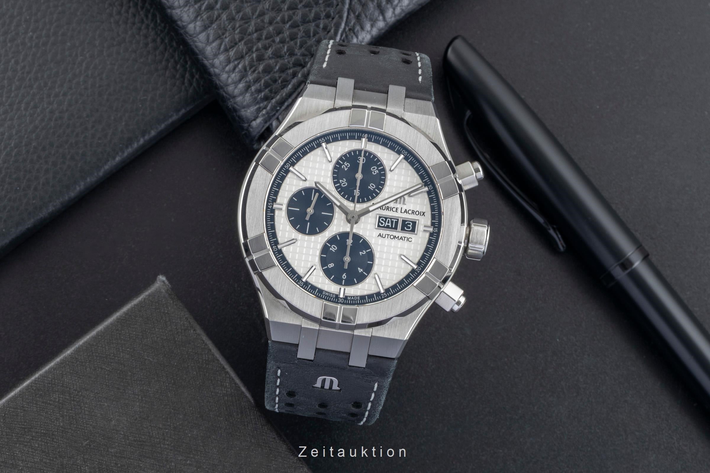 Maurice Lacroix Aikon cronógrafo acero automático reloj para caballeros AI6038-SS001-130	  [2507024]