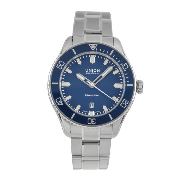 Union Glashütte Belisar acciaio automatismo orologio da uomo D009.907.11.047.00 LP: 2450EUR  [2507025]