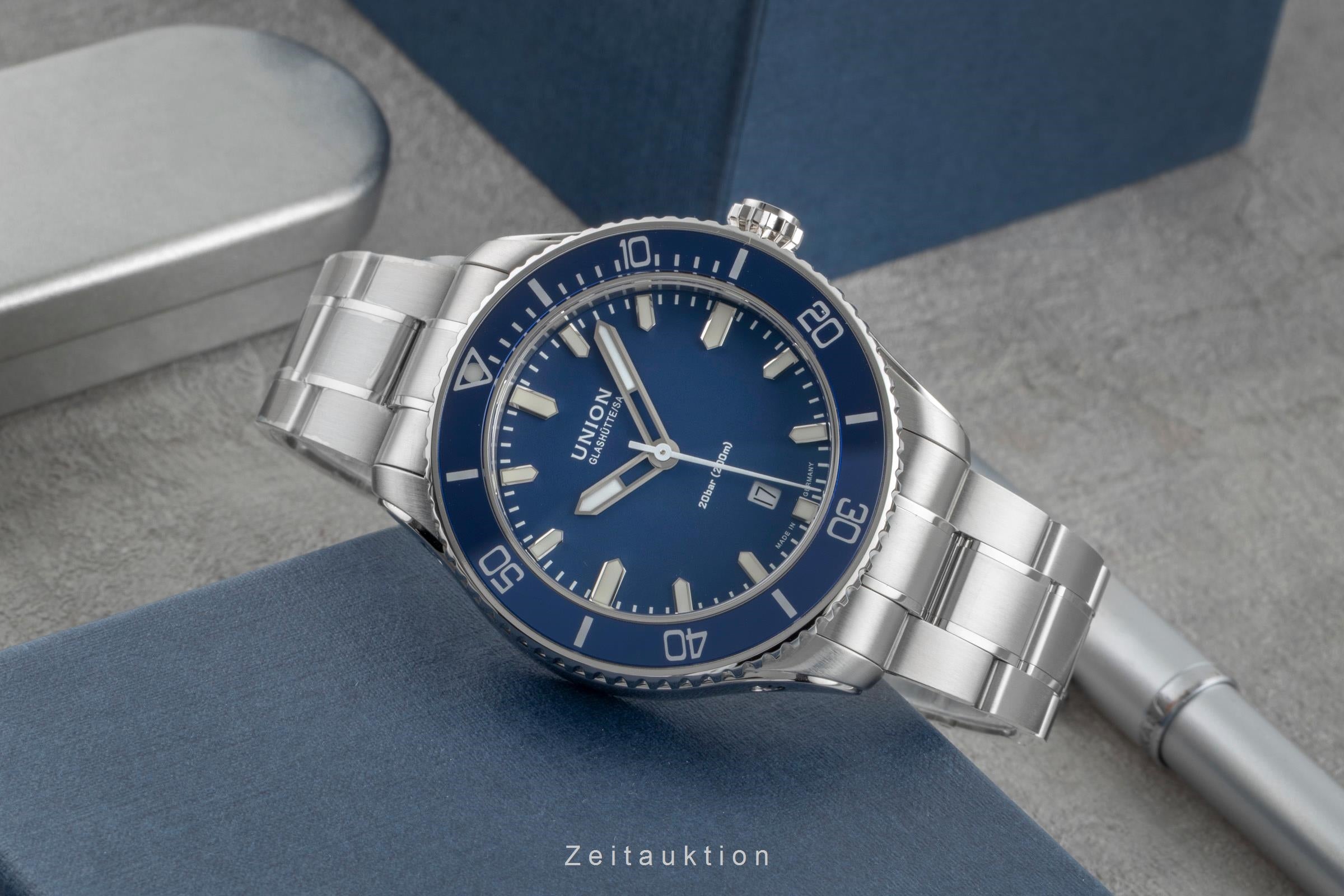 Union Glashütte Belisar acciaio automatismo orologio da uomo D009.907.11.047.00 LP: 2450EUR  [2507025]