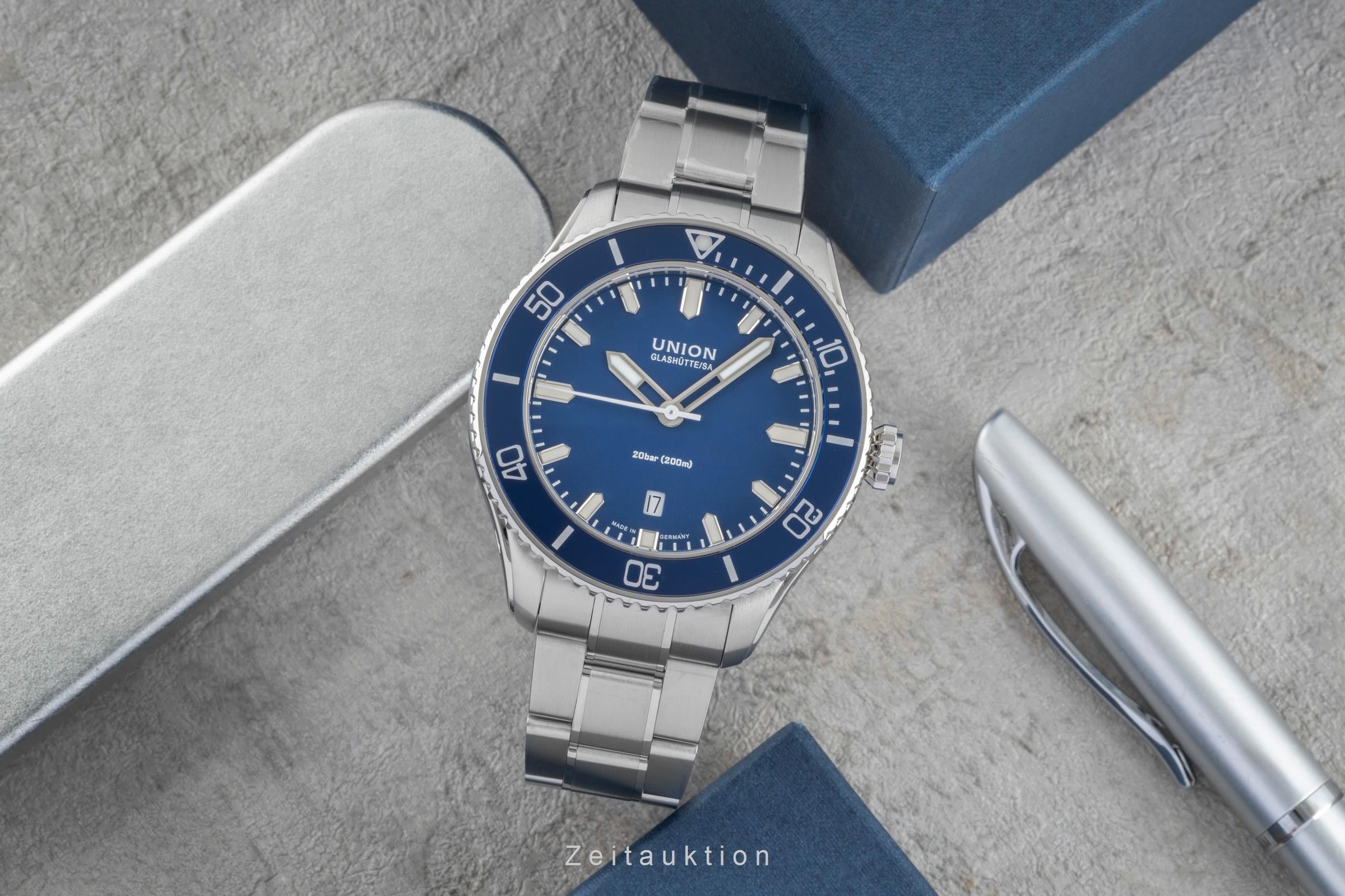 Union Glashütte Belisar acciaio automatismo orologio da uomo D009.907.11.047.00 LP: 2450EUR  [2507025]