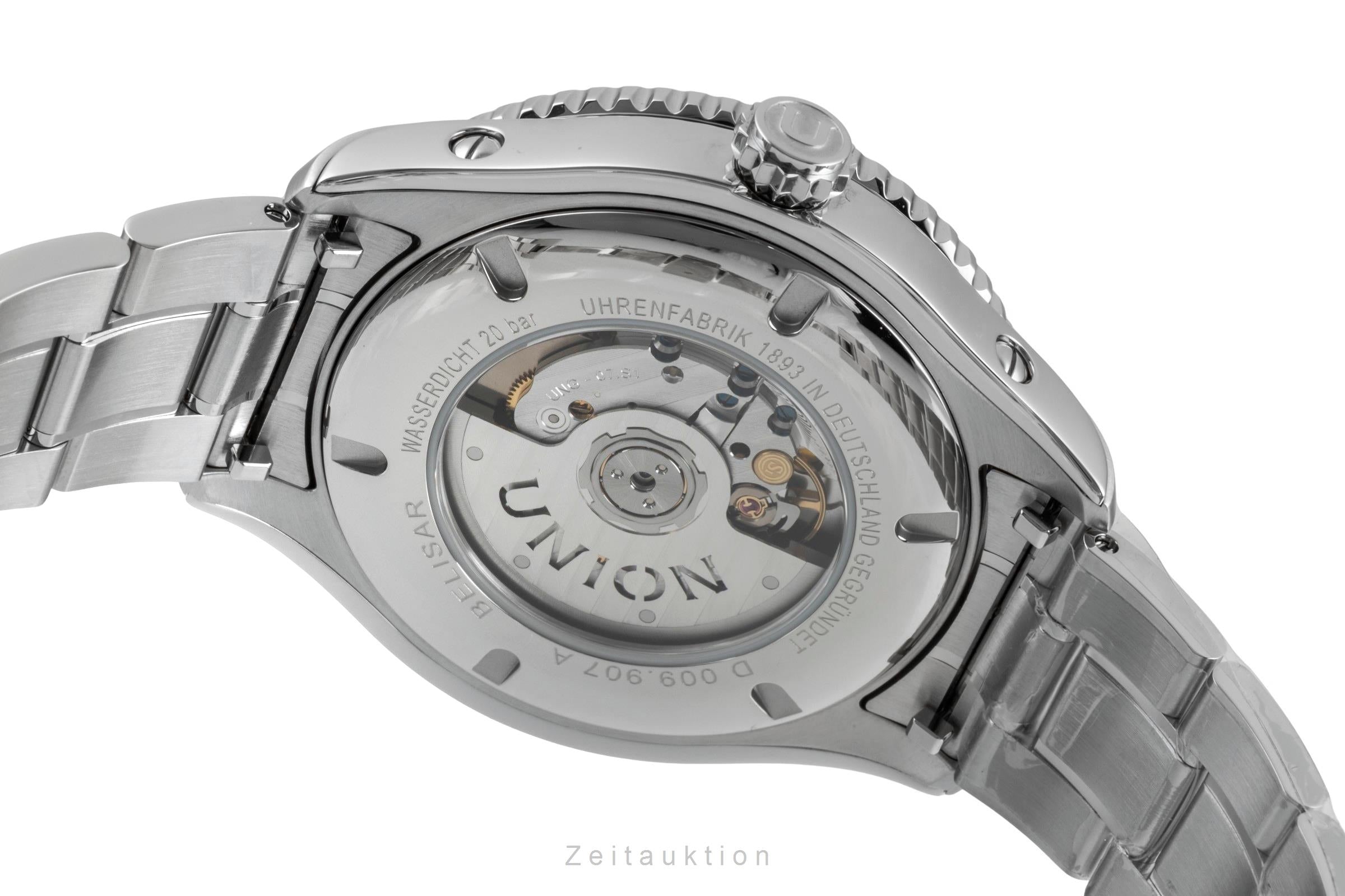 Union Glashütte Belisar acciaio automatismo orologio da uomo D009.907.11.047.00 LP: 2450EUR  [2507025]