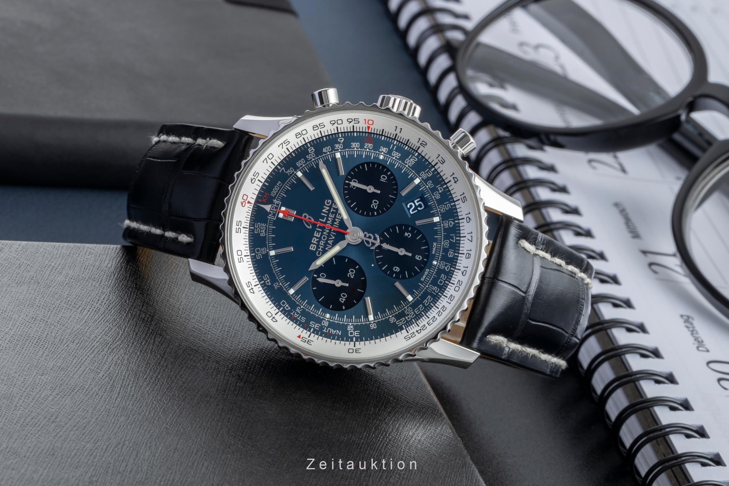 Breitling Navitimer 01 Chronograph Stahl Automatik Ref. AB0121211C1P1 B&P  [2507026]