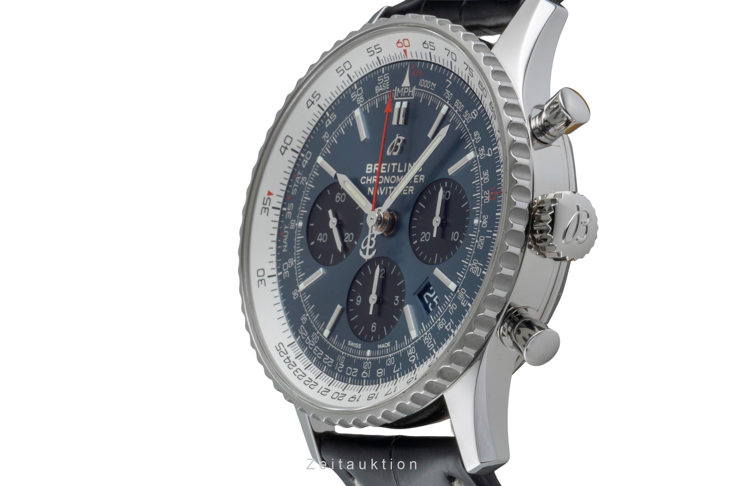 Breitling Navitimer 01 Chronograph Stahl Automatik Ref. AB0121211C1P1 B&P  [2507026]