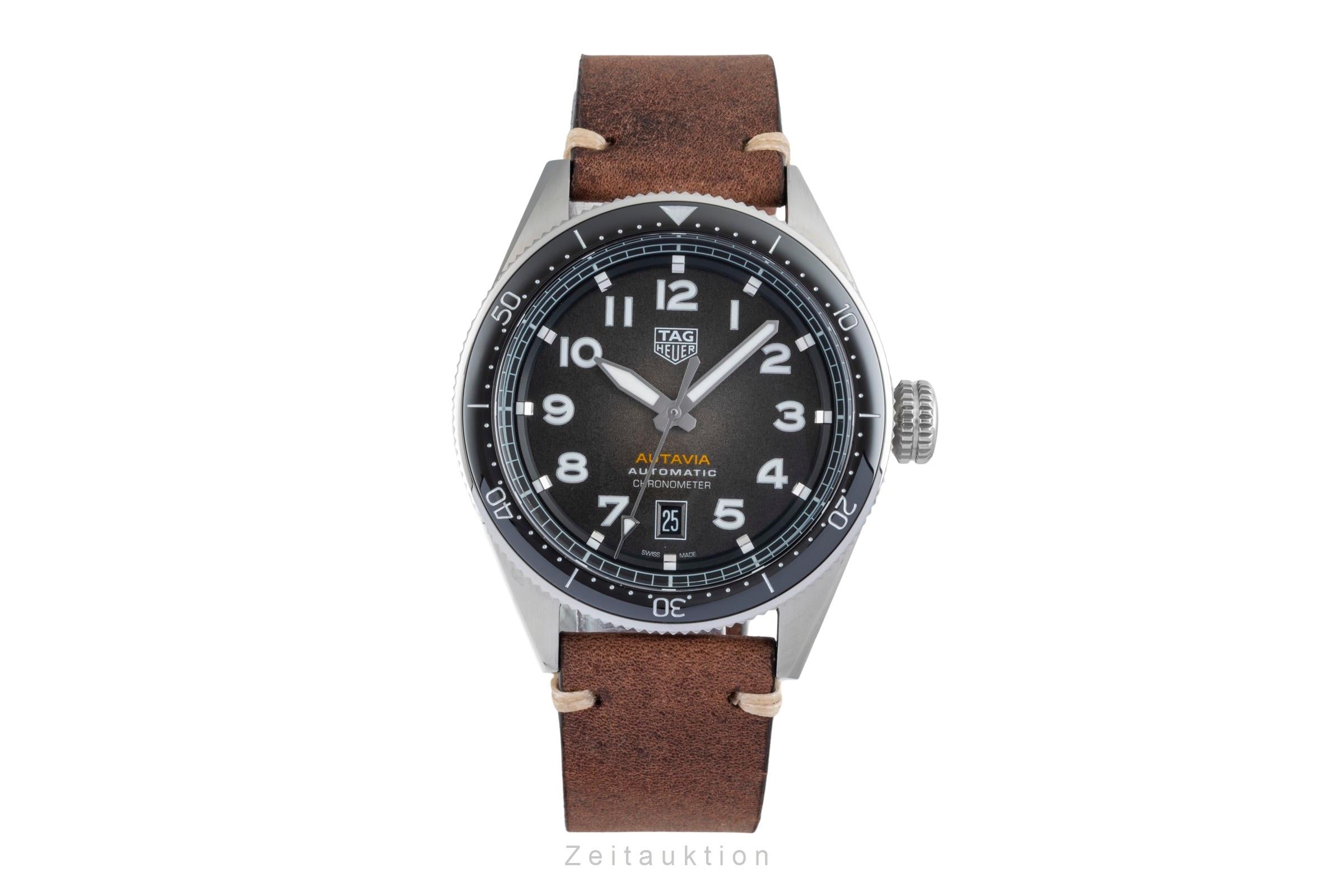 Tag Heuer Autavia Edelstahl Automatik Herrenuhr Ref. WBE5114.FC8266 B&P 2023 [2507027]