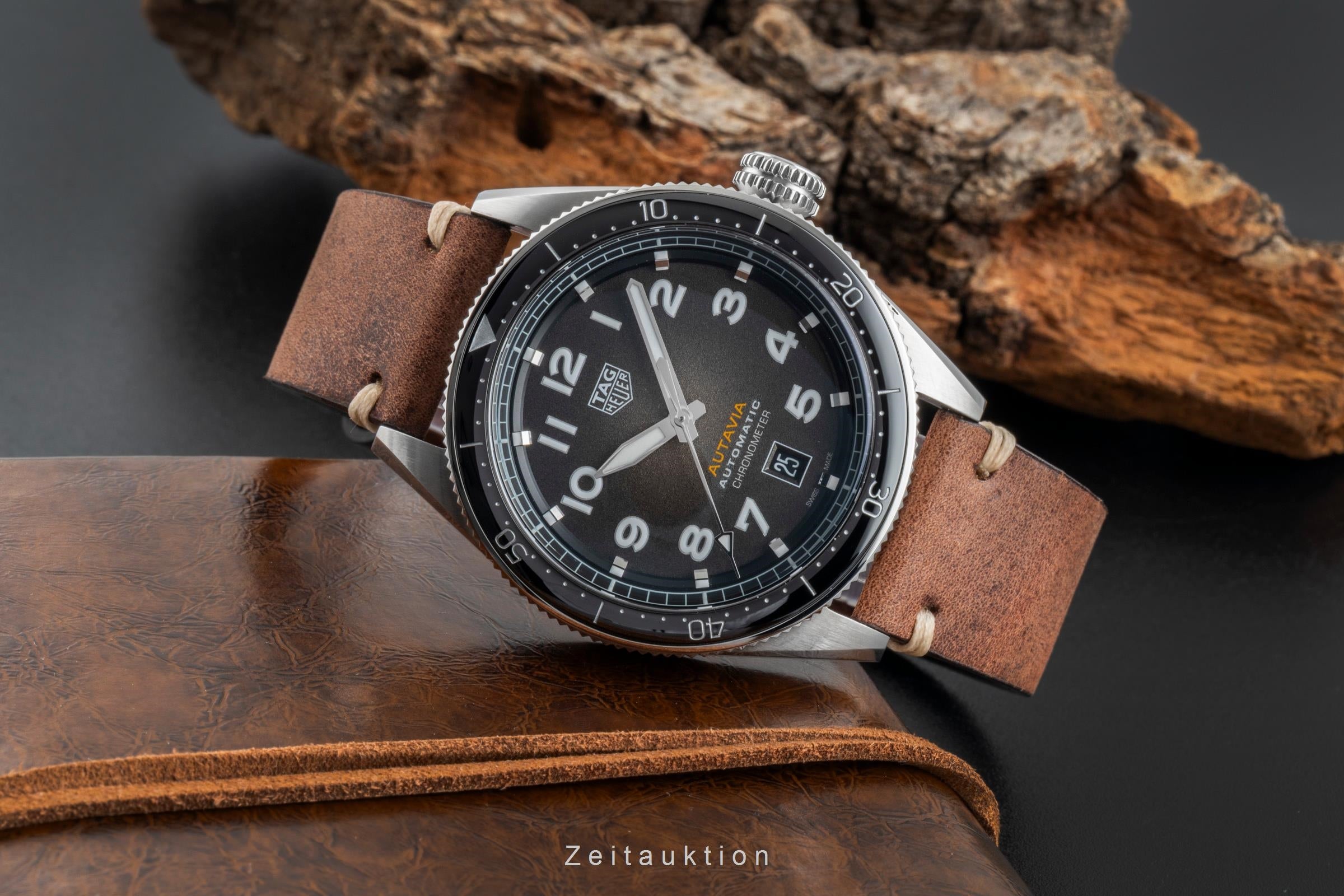 Tag Heuer Autavia Edelstahl Automatik Herrenuhr Ref. WBE5114.FC8266 B&P 2023 [2507027]