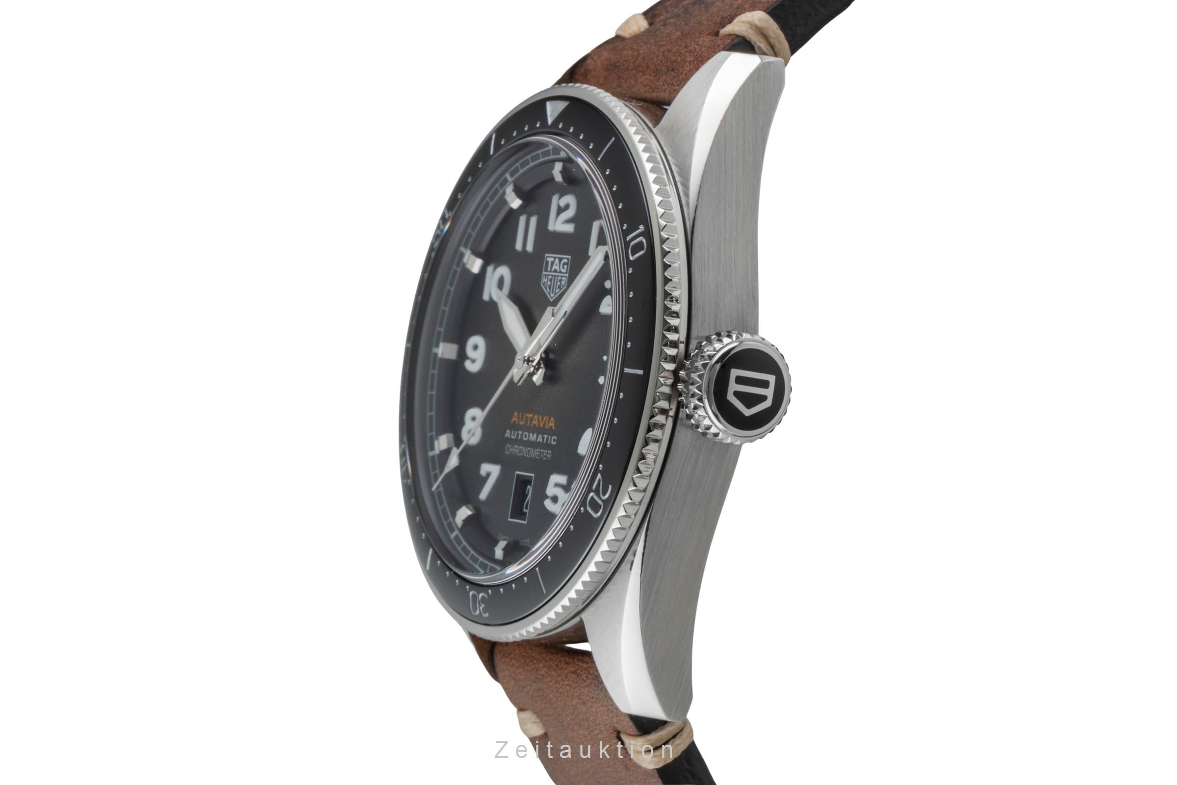 Tag Heuer Autavia Edelstahl Automatik Herrenuhr Ref. WBE5114.FC8266 B&P 2023 [2507027]