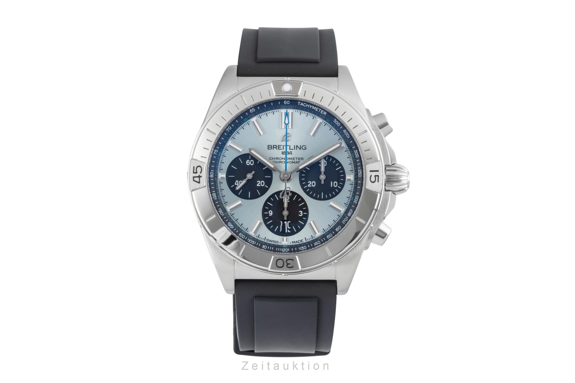 Breitling Chronomat chronograph steel / platinium automatic men's watch PB0134101C1S1 LP: 10600EUR  [2507031]