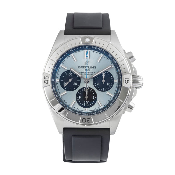 Breitling Chronomat chronograph steel / platinium automatic men's watch PB0134101C1S1 LP: 10600EUR  [2507031]