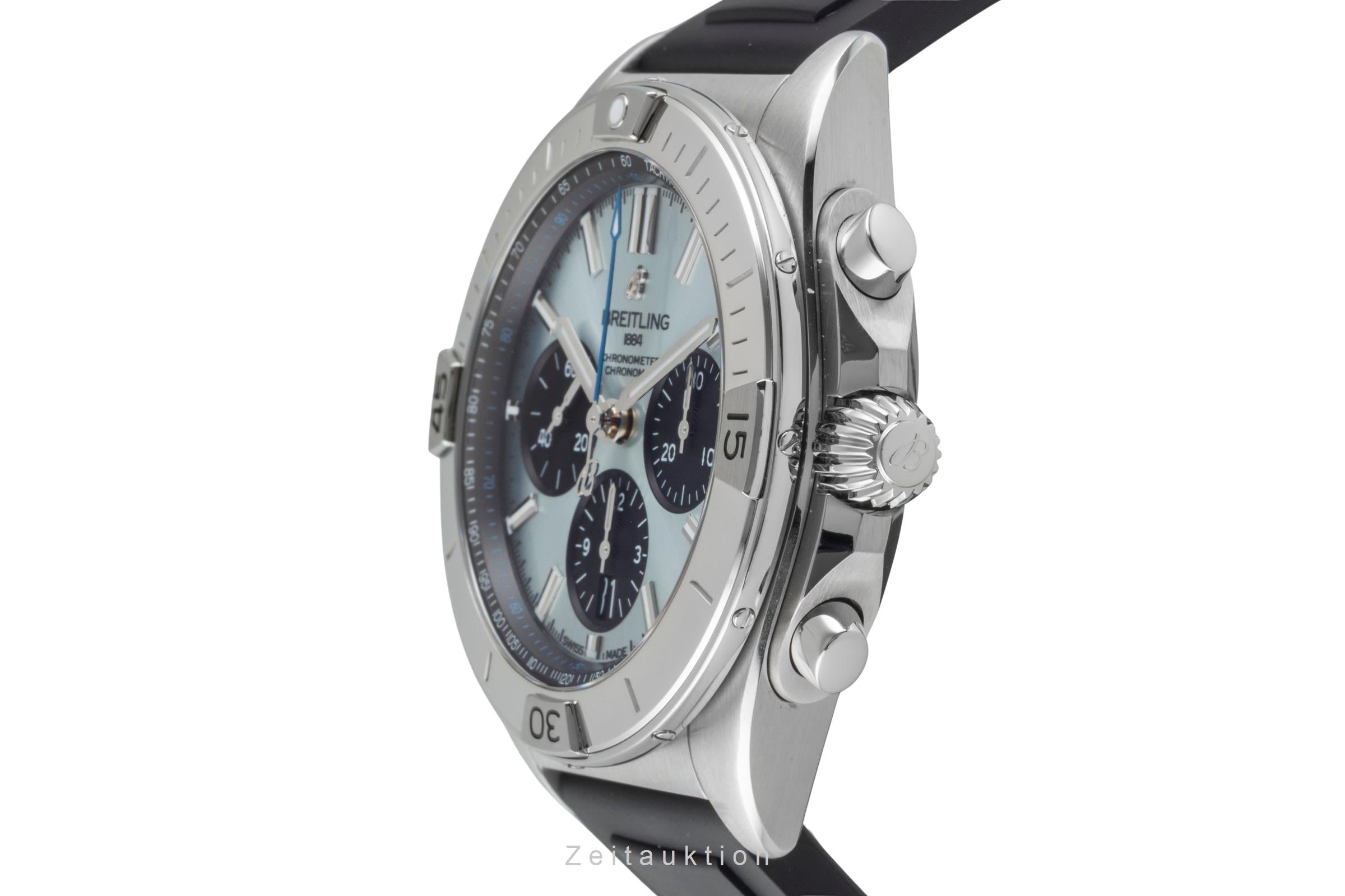 Breitling Chronomat chronograph steel / platinium automatic men's watch PB0134101C1S1 LP: 10600EUR  [2507031]