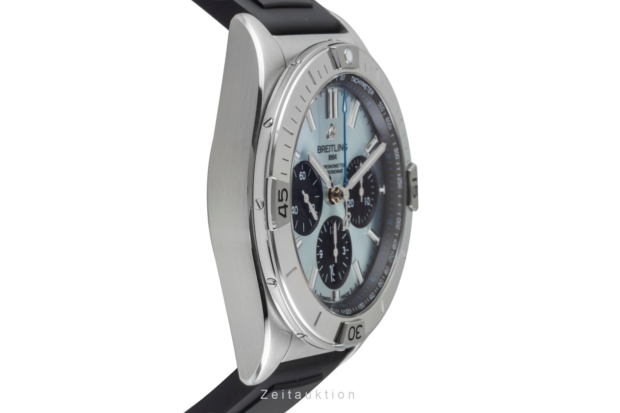 Breitling Chronomat chronograph steel / platinium automatic men's watch PB0134101C1S1 LP: 10600EUR  [2507031]