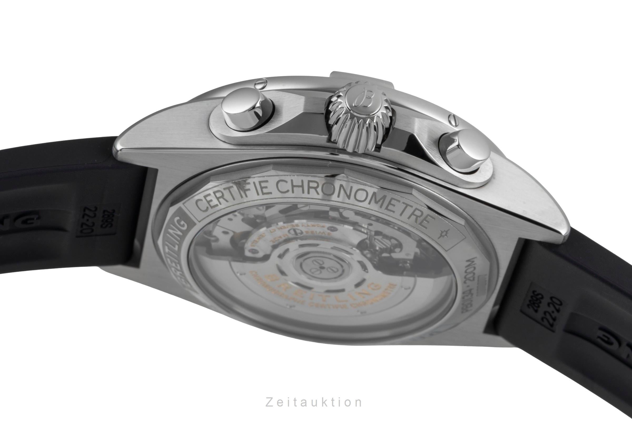 Breitling Chronomat chronograph steel / platinium automatic men's watch PB0134101C1S1 LP: 10600EUR  [2507031]