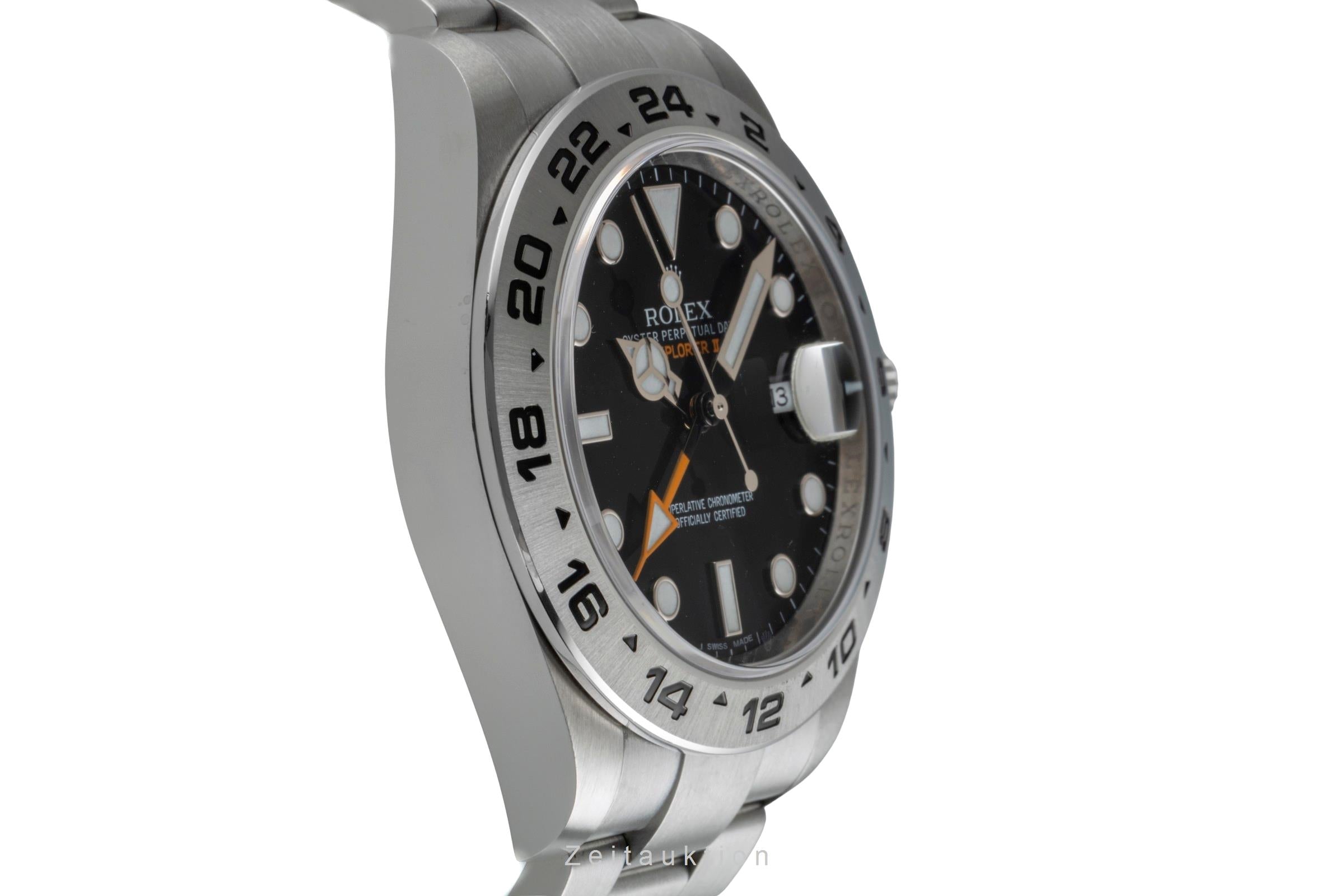 Rolex Explorer II Black Dial Edelstahl Automatik Herrenuhr Ref. 216570 B&P 2013 [2507032]