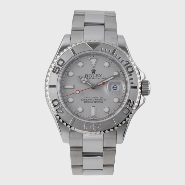 Rolex Yacht-Master acier / platine automatique montre pour hommes 16622  [2507035]