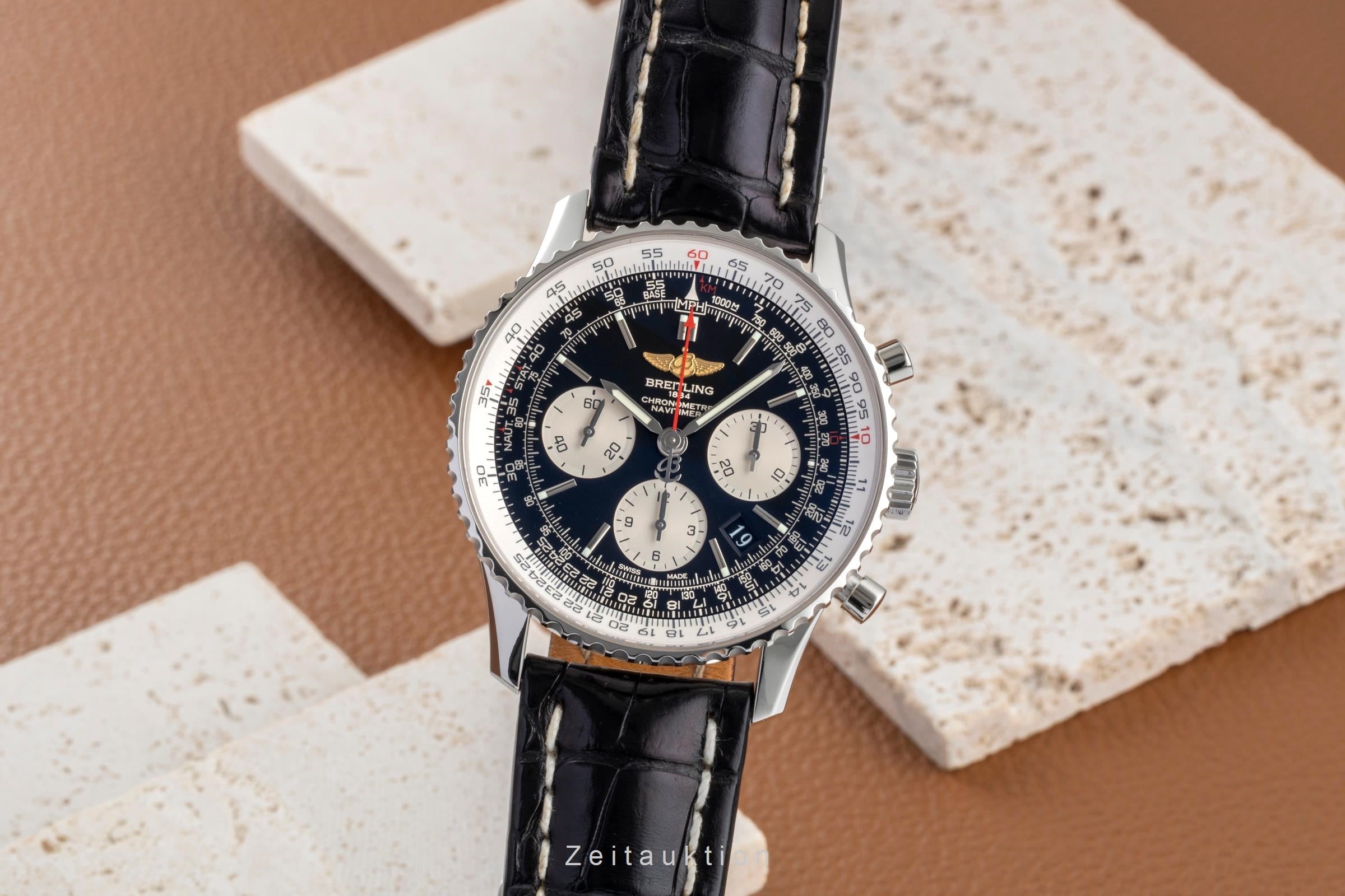 Breitling Navitimer 01 chronograph steel automatic men's watch AB0120, A022B01KBD LP: 9500EUR  [2507036]