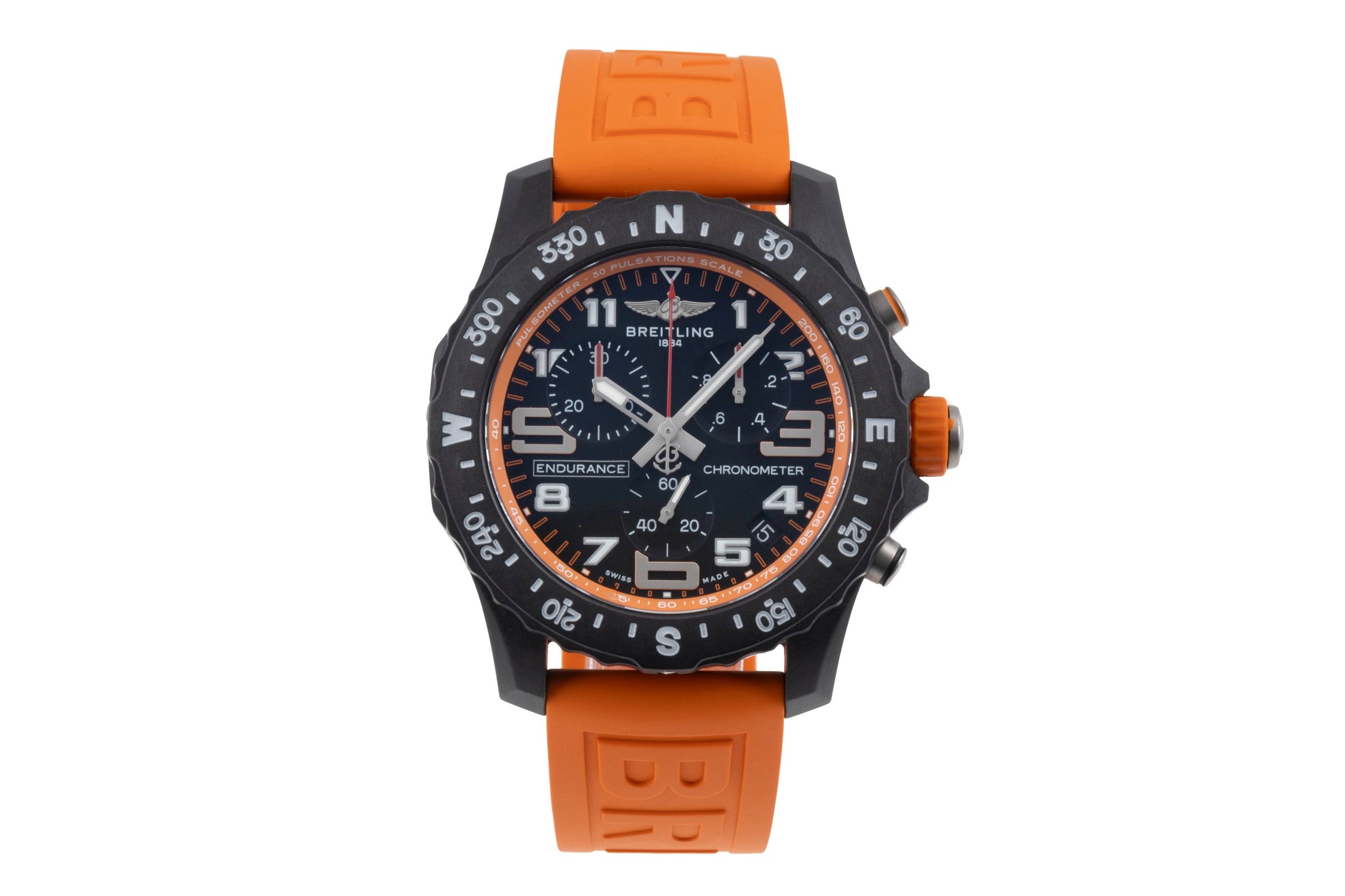 Breitling Endurance Pro chronograph breitlight quartz men's watch X82310 LP: 3600EUR  [2507037]
