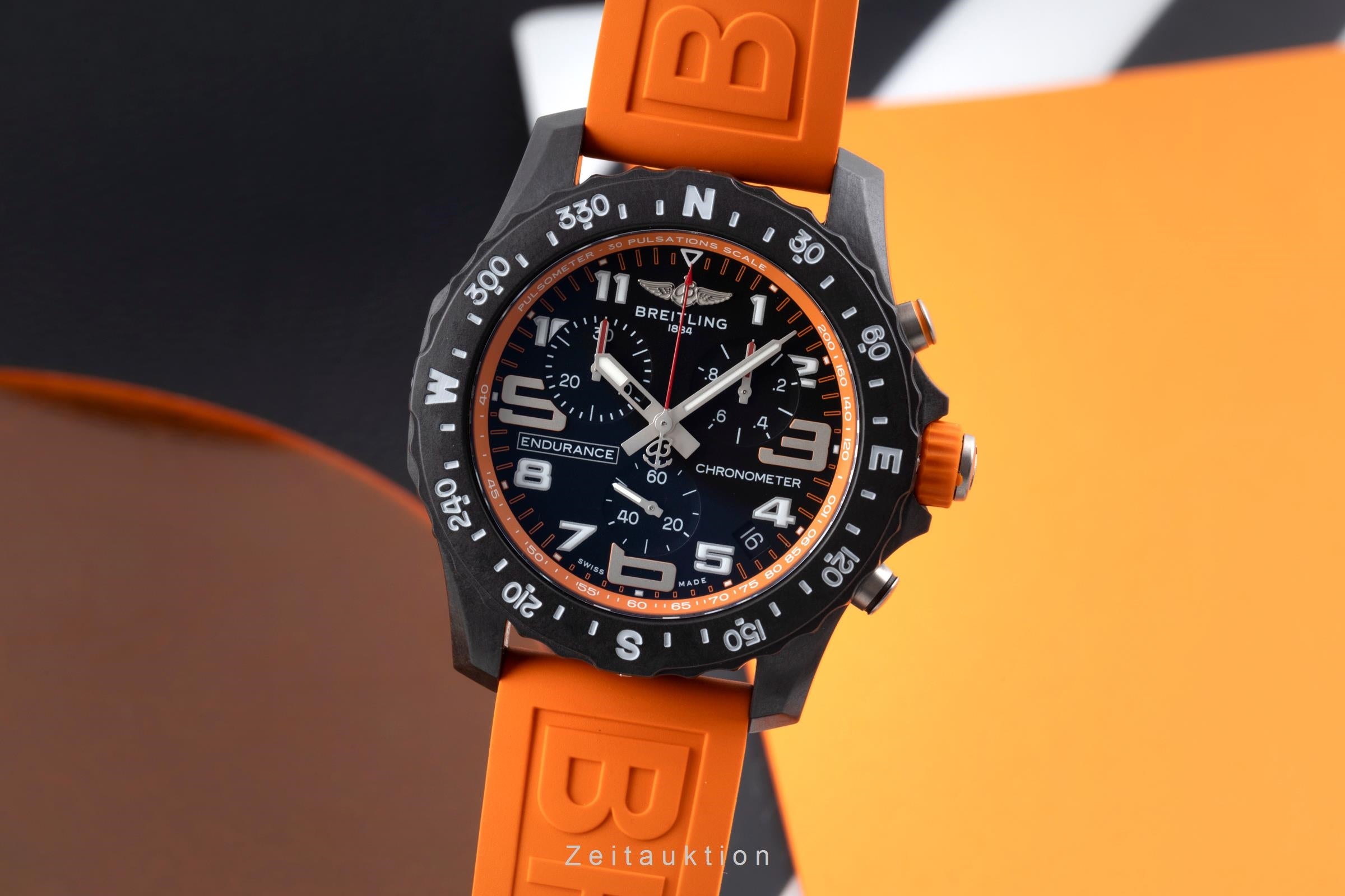 Breitling Endurance Pro chronograph breitlight quartz men's watch X82310 LP: 3600EUR  [2507037]