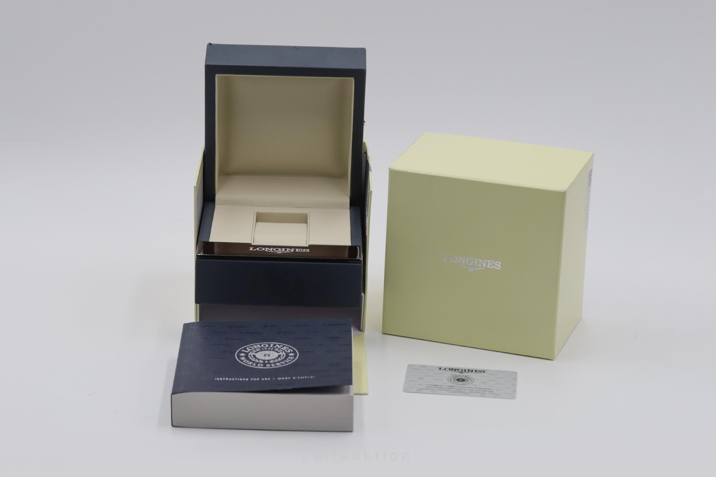 Longines Master Collection chronograph 18 ct red gold automatic men's watch L2.669.8.78.3 LP: 10300EUR  [2507040]