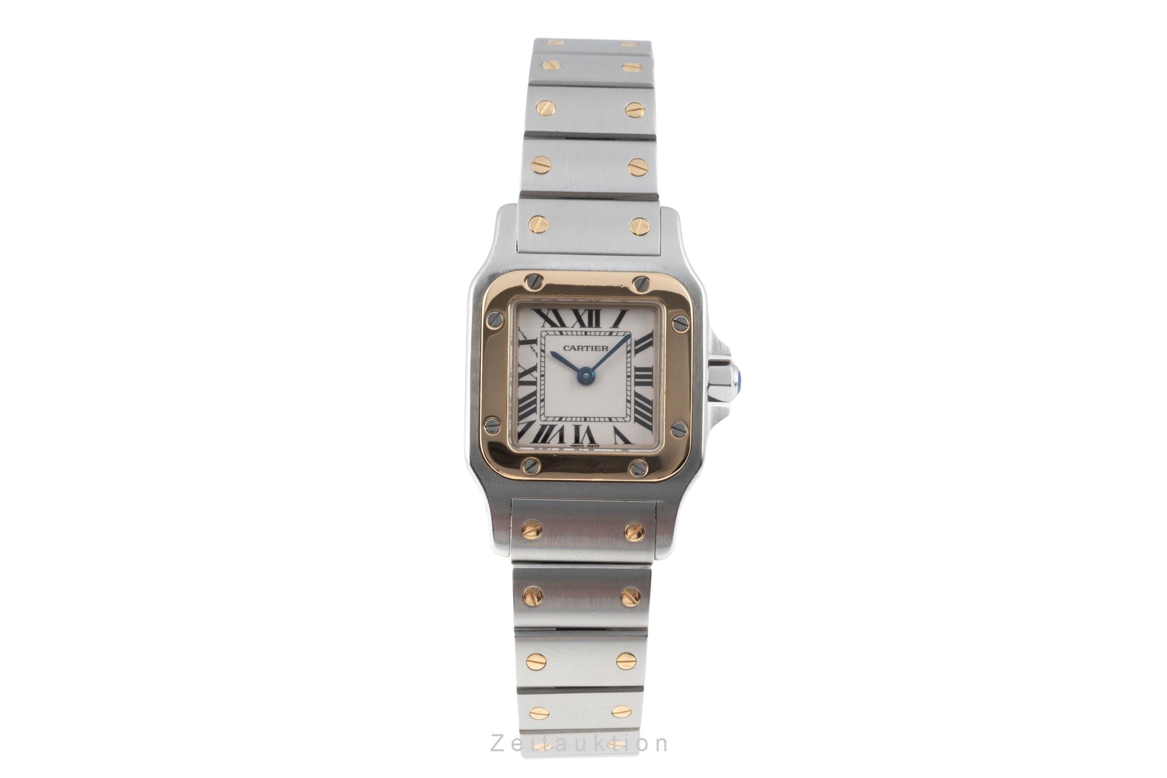 Cartier Santos acero / oro cuarzo reloj para damas  W20012C4 LP: 10800EUR  [2507041]