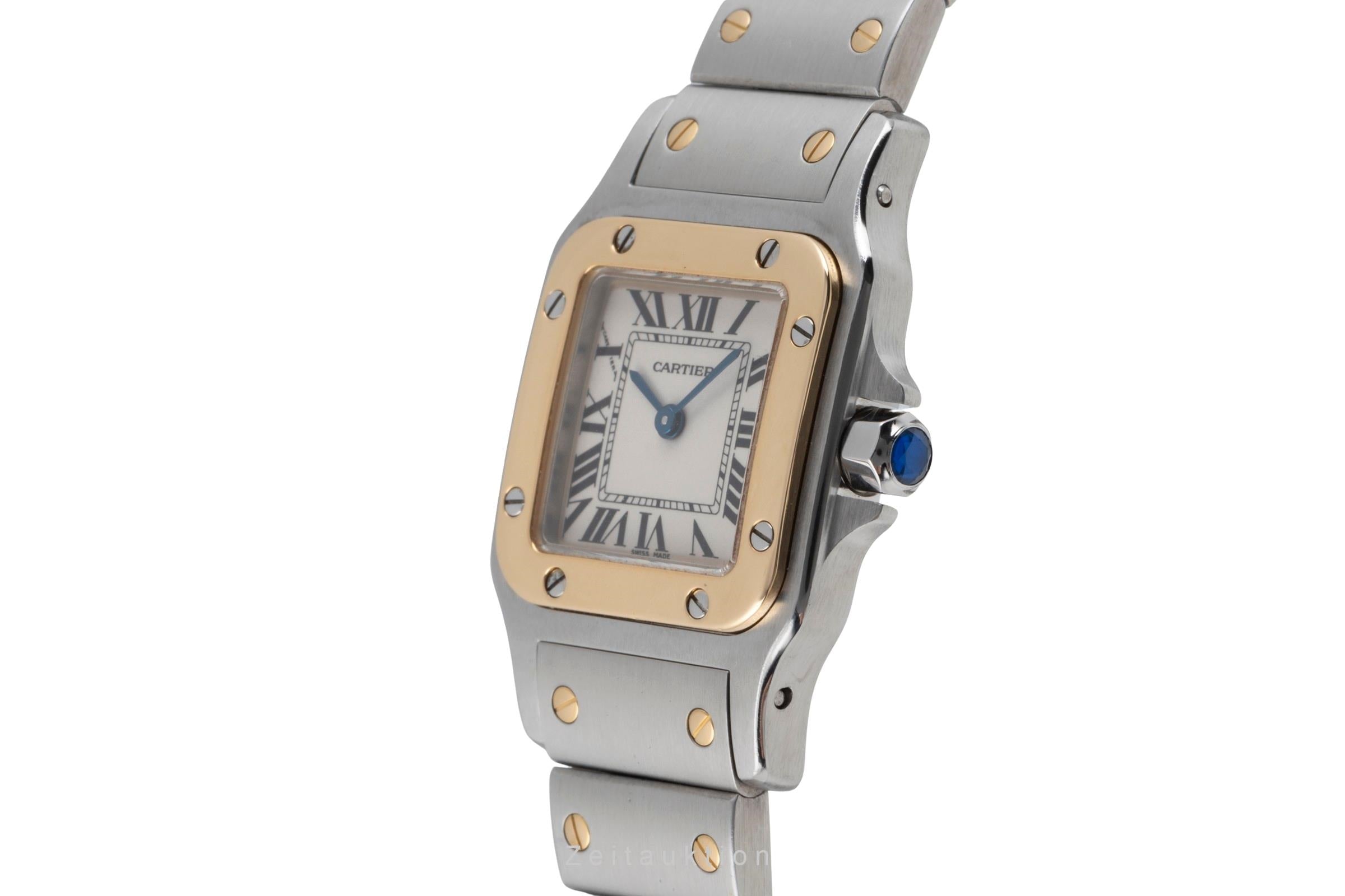 Cartier Santos acero / oro cuarzo reloj para damas  W20012C4 LP: 10800EUR  [2507041]