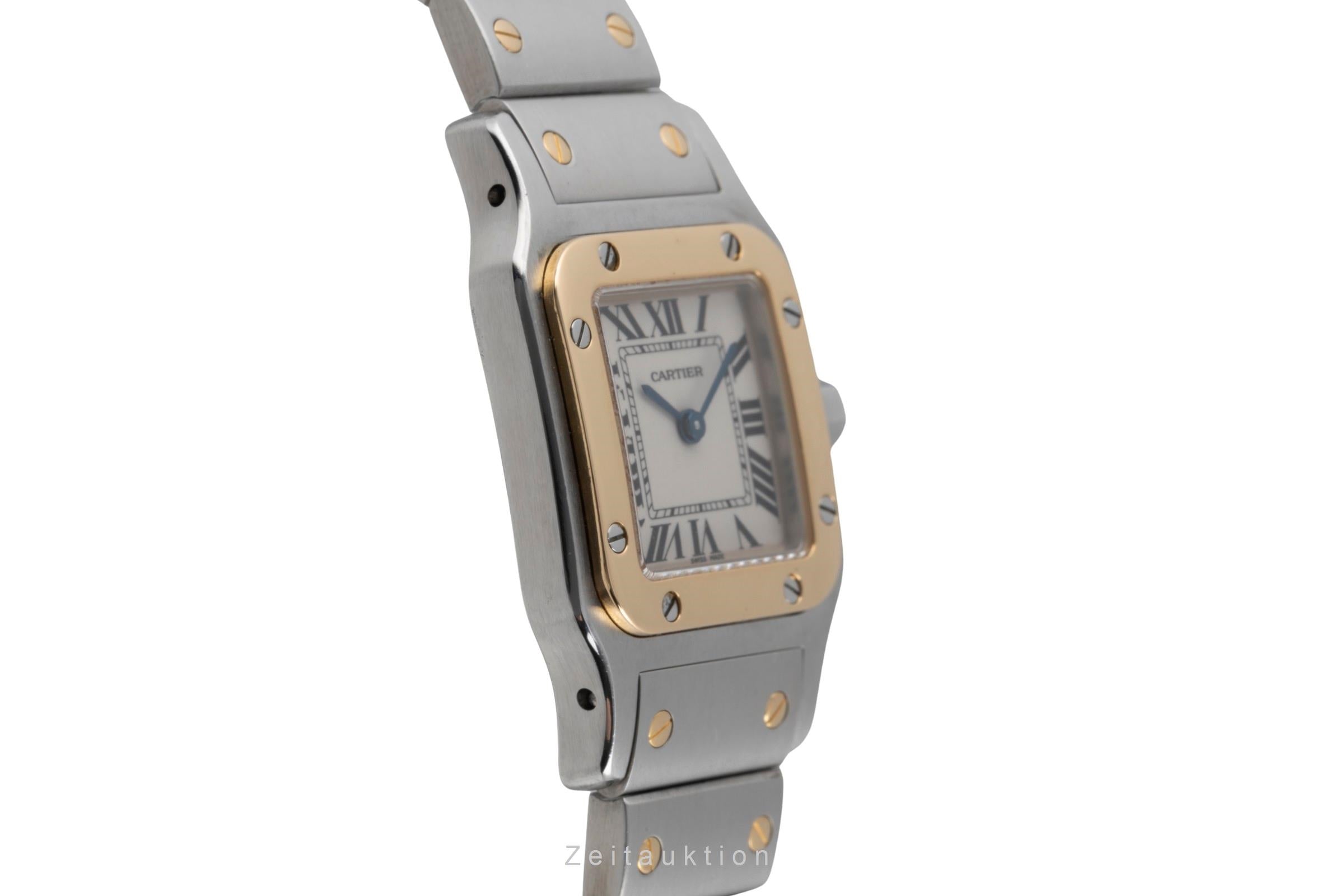 Cartier Santos acero / oro cuarzo reloj para damas  W20012C4 LP: 10800EUR  [2507041]
