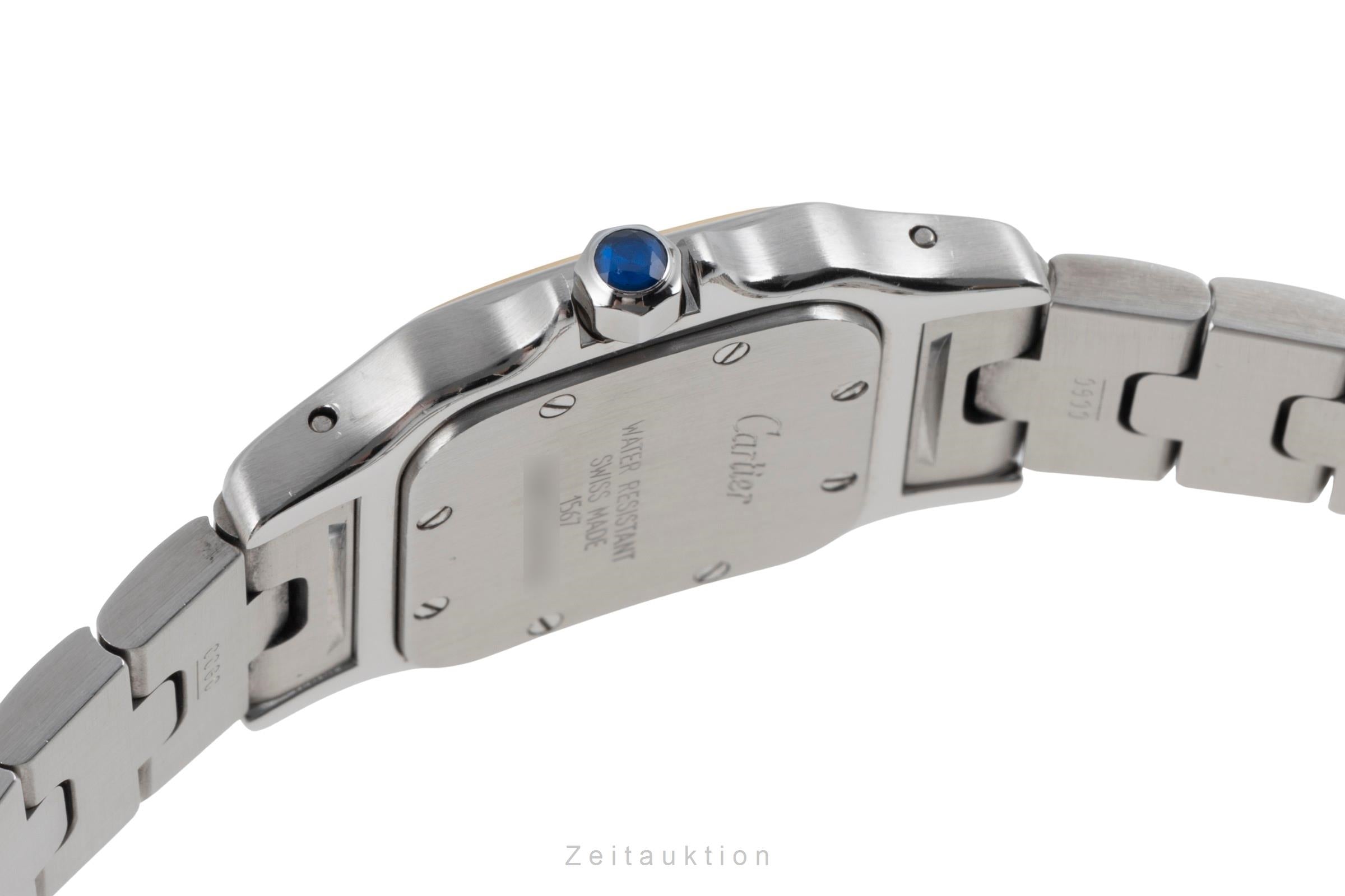 Cartier Santos acero / oro cuarzo reloj para damas  W20012C4 LP: 10800EUR  [2507041]