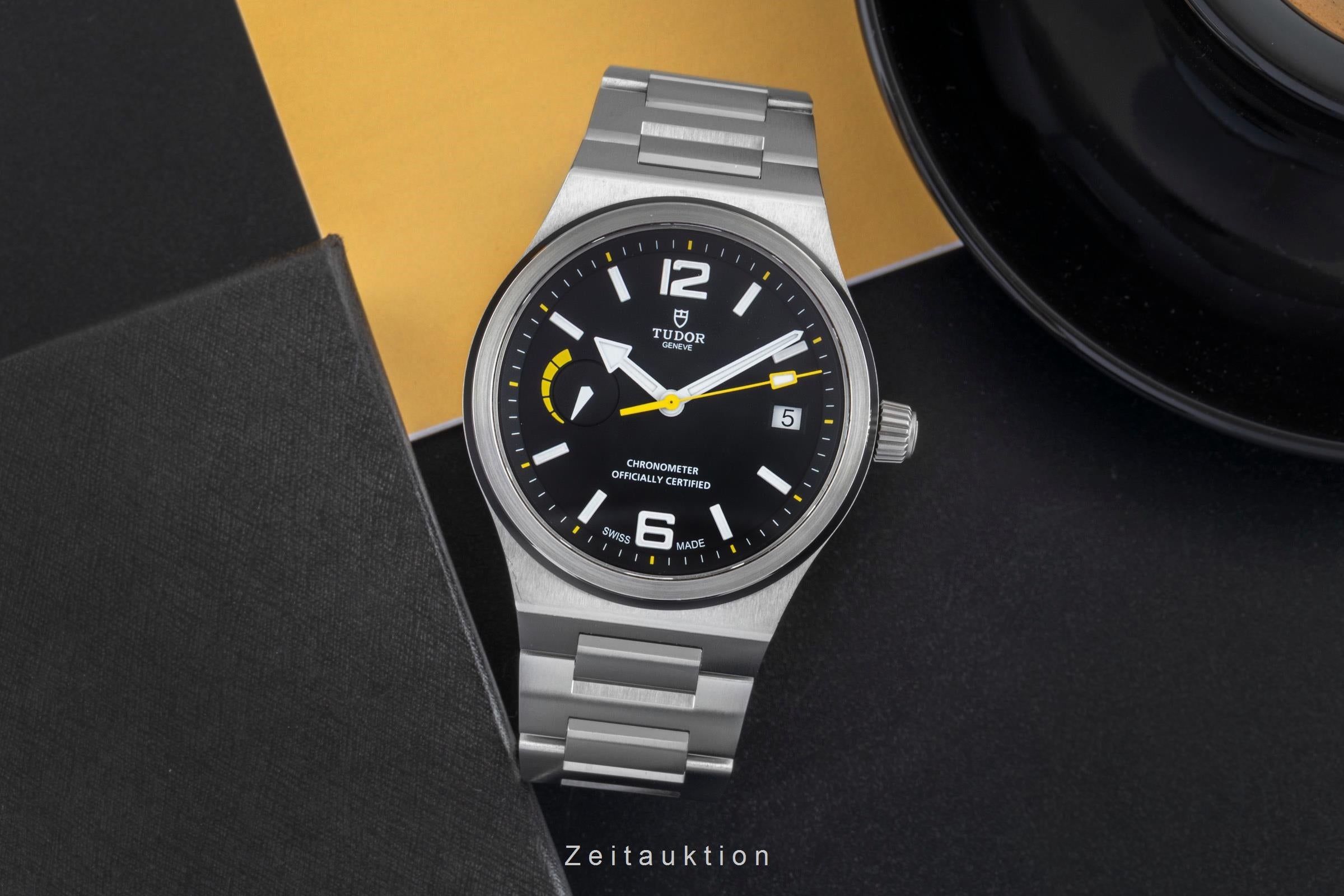 Tudor North Flag Automatik Edelstahl Herrenuhr Ref. 91210N Box & Papiere 2018 [2507045]