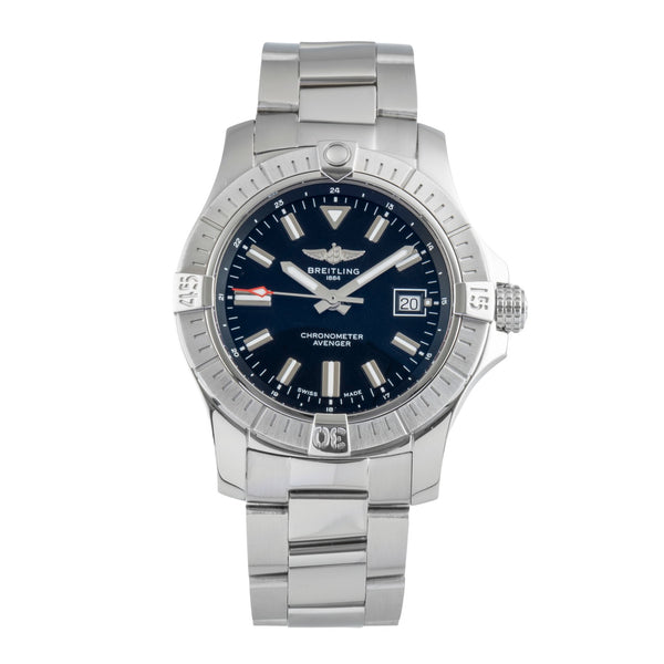 Breitling Avenger Edelstahl Automatik Black Dial Herrenuhr Ref A17318101B1X1 B&P [2507050]