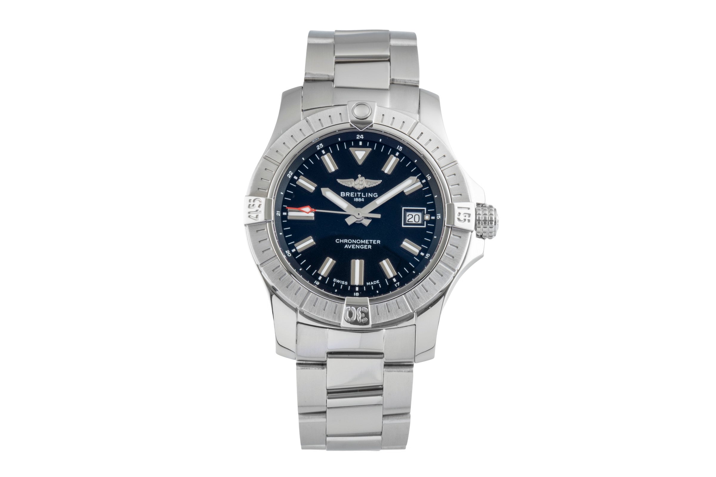 Breitling Avenger Edelstahl Automatik Black Dial Herrenuhr Ref A17318101B1X1 B&P [2507050]