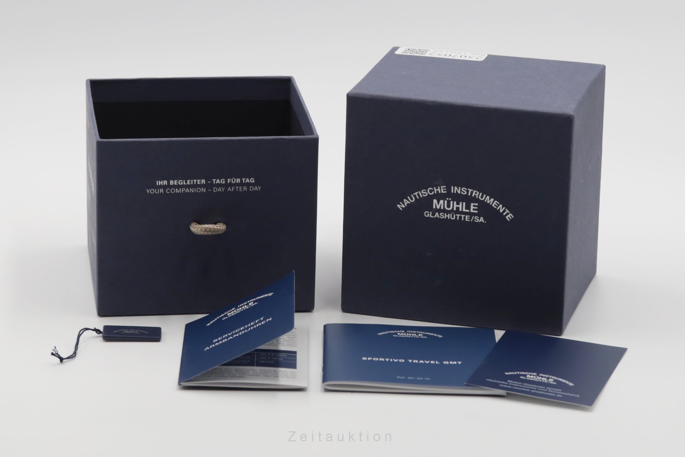 Mühle Sportivo Travel GMT Automatik Stahl Ref. M1-52-13 MB  B&P 2025 NP: 2950 € [2507052]