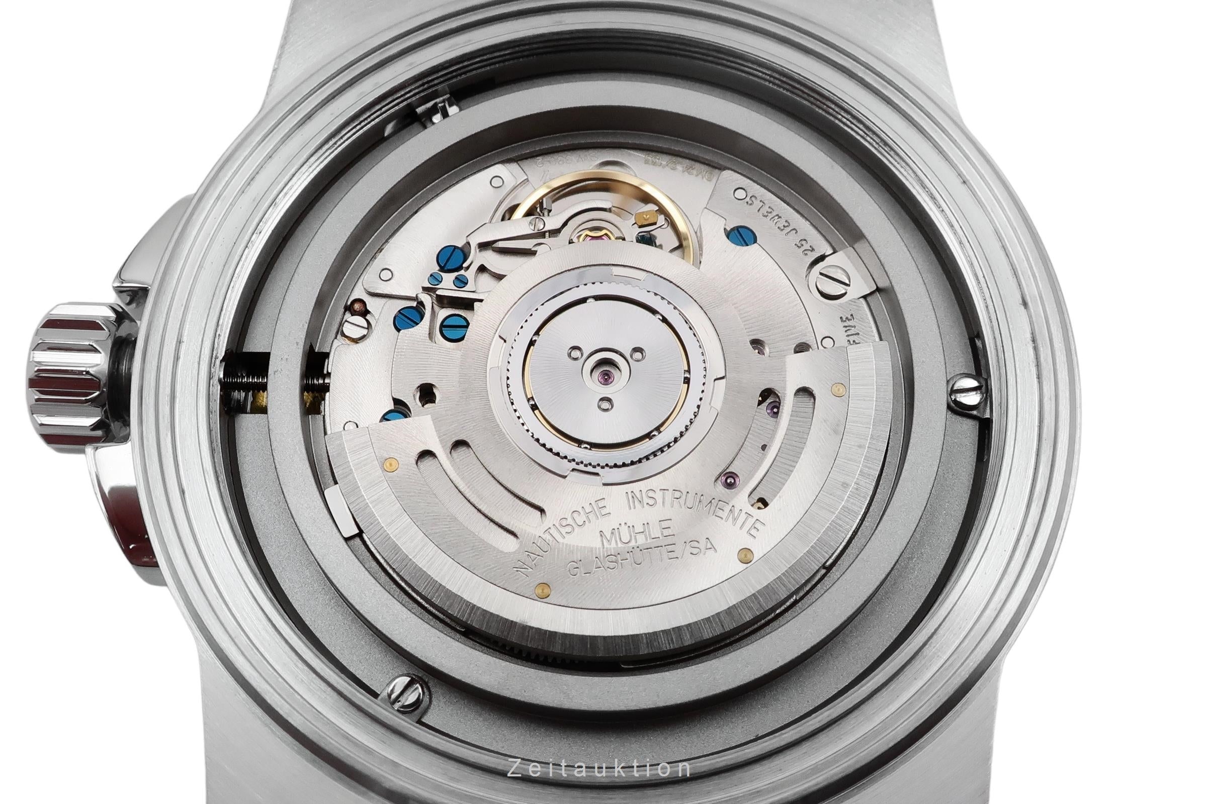 Mühle Sportivo Travel GMT Automatik Stahl Ref. M1-52-13 MB  B&P 2025 NP: 2950 € [2507052]