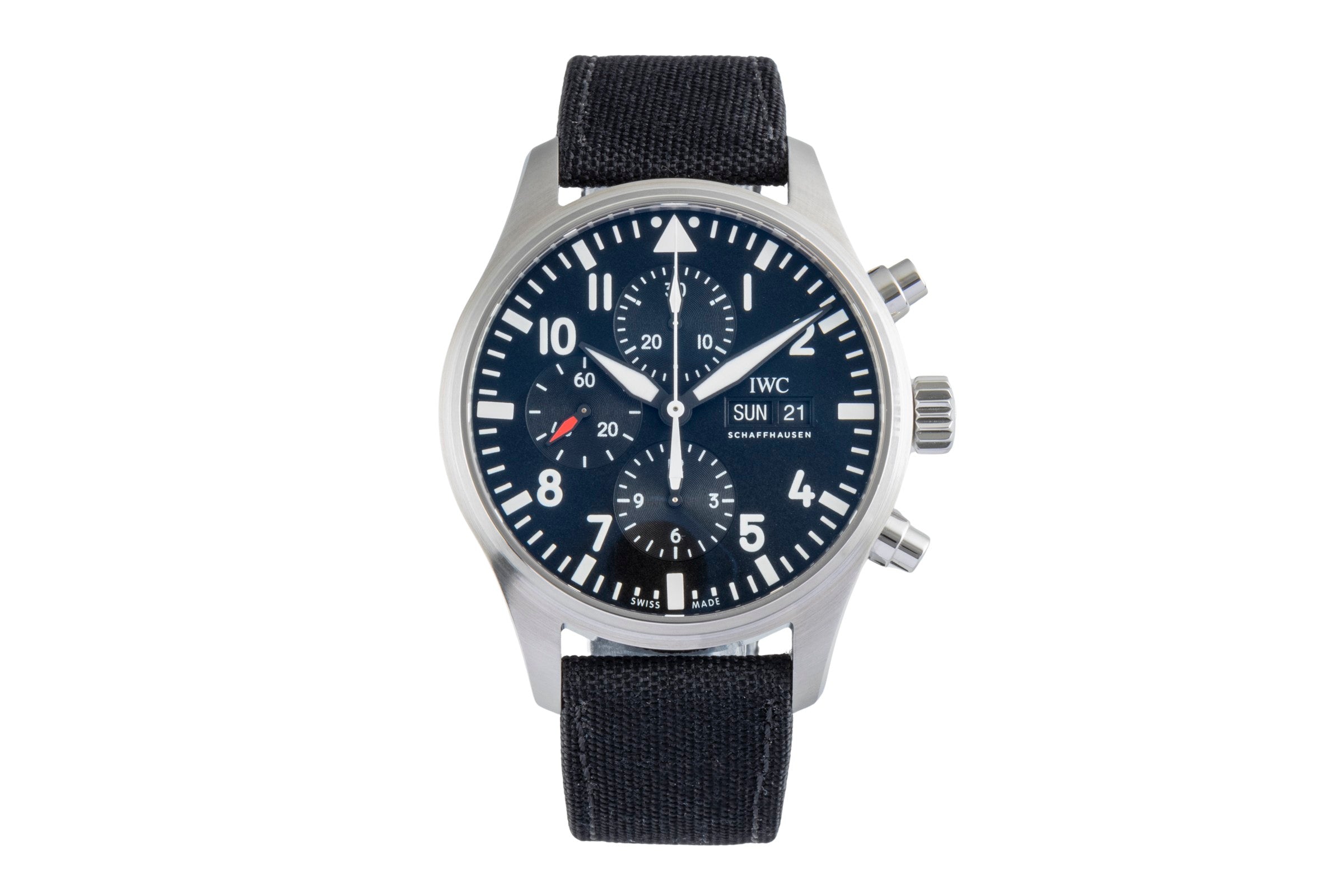 IWC Pilot´s Day-Date Chronograph Automatik Herrenuhr IW377709 B&P 2018 [2507053]
