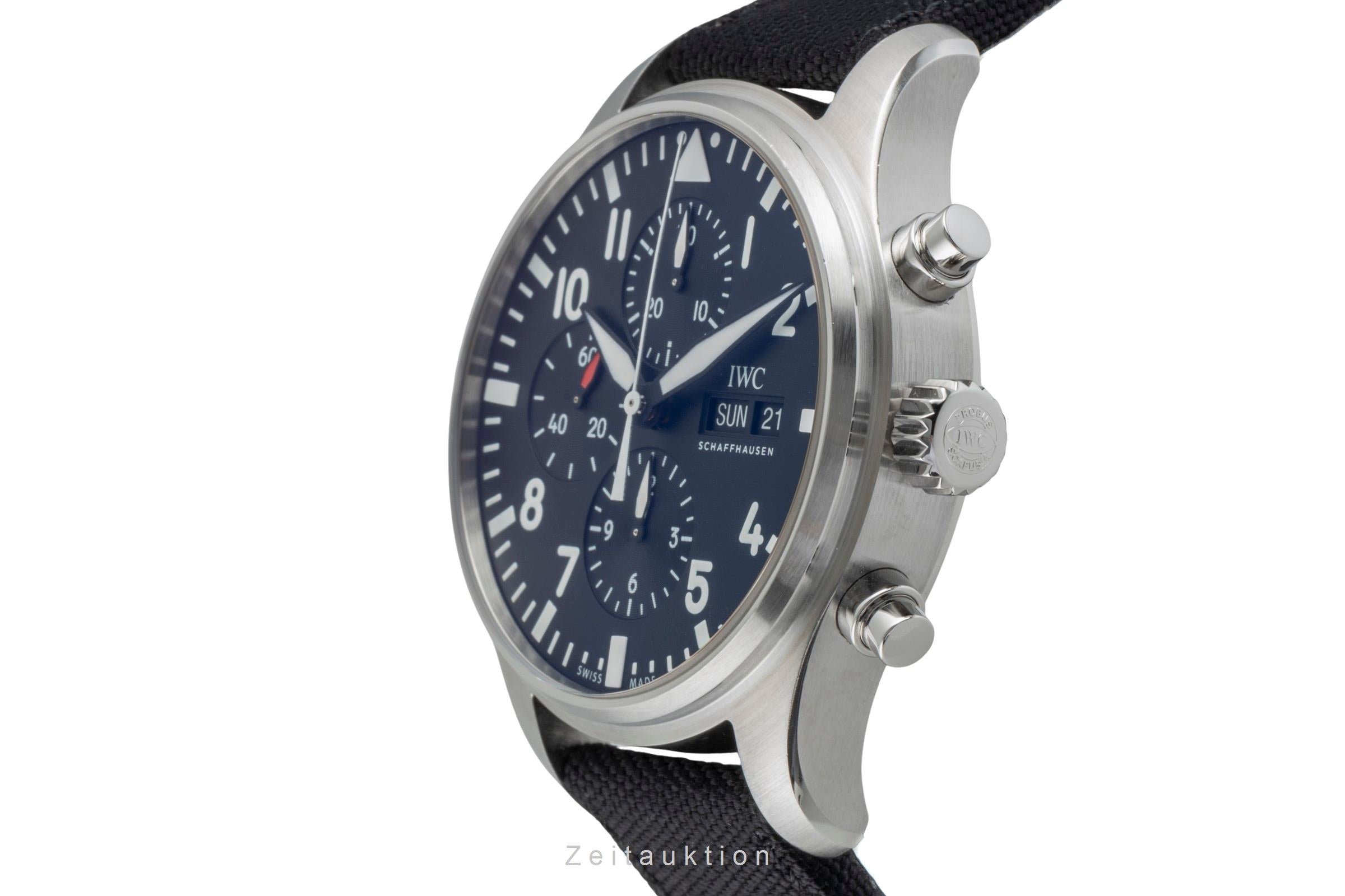 IWC Pilot´s Day-Date Chronograph Automatik Herrenuhr IW377709 B&P 2018 [2507053]