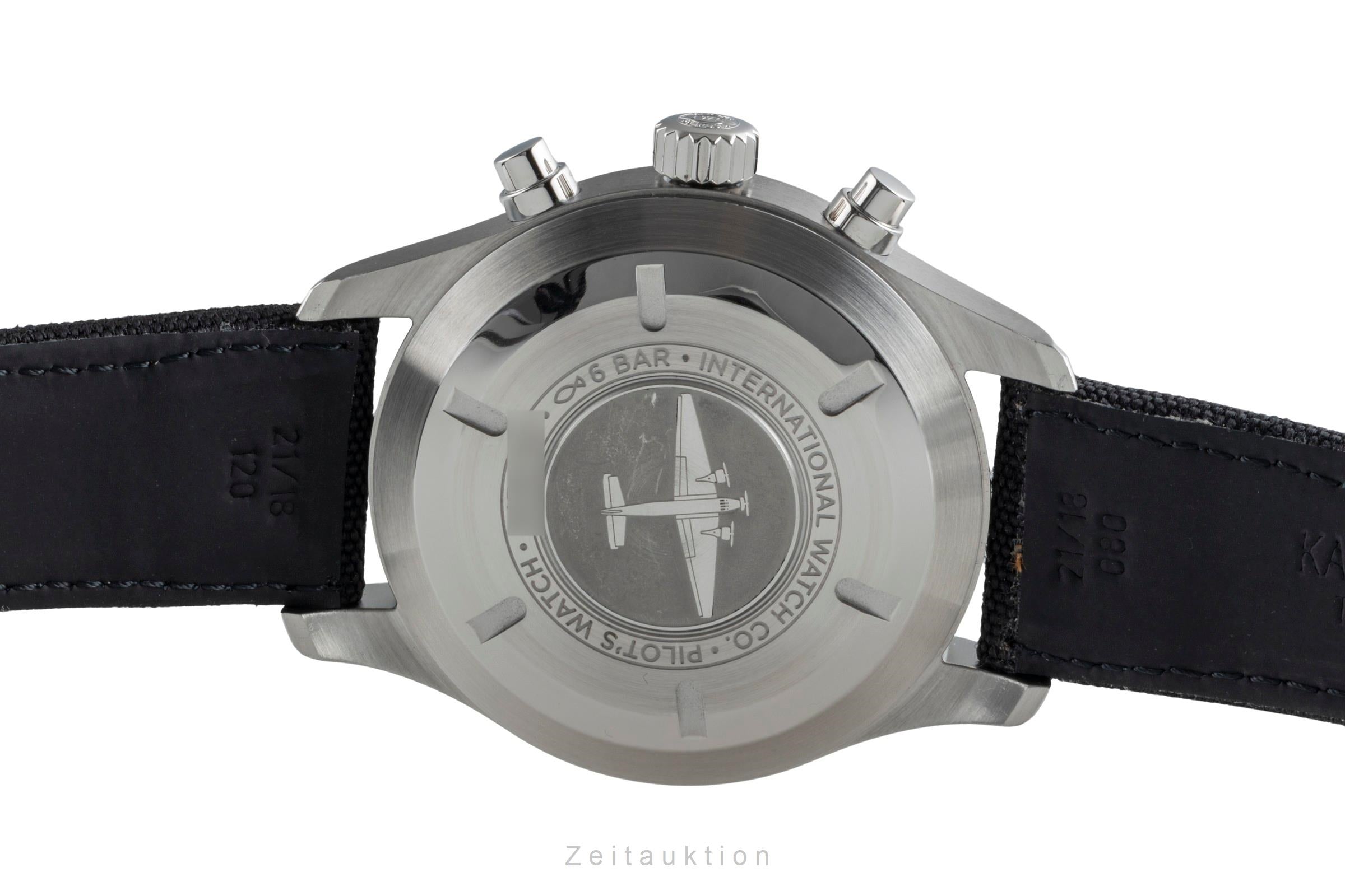 IWC Pilot´s Day-Date Chronograph Automatik Herrenuhr IW377709 B&P 2018 [2507053]