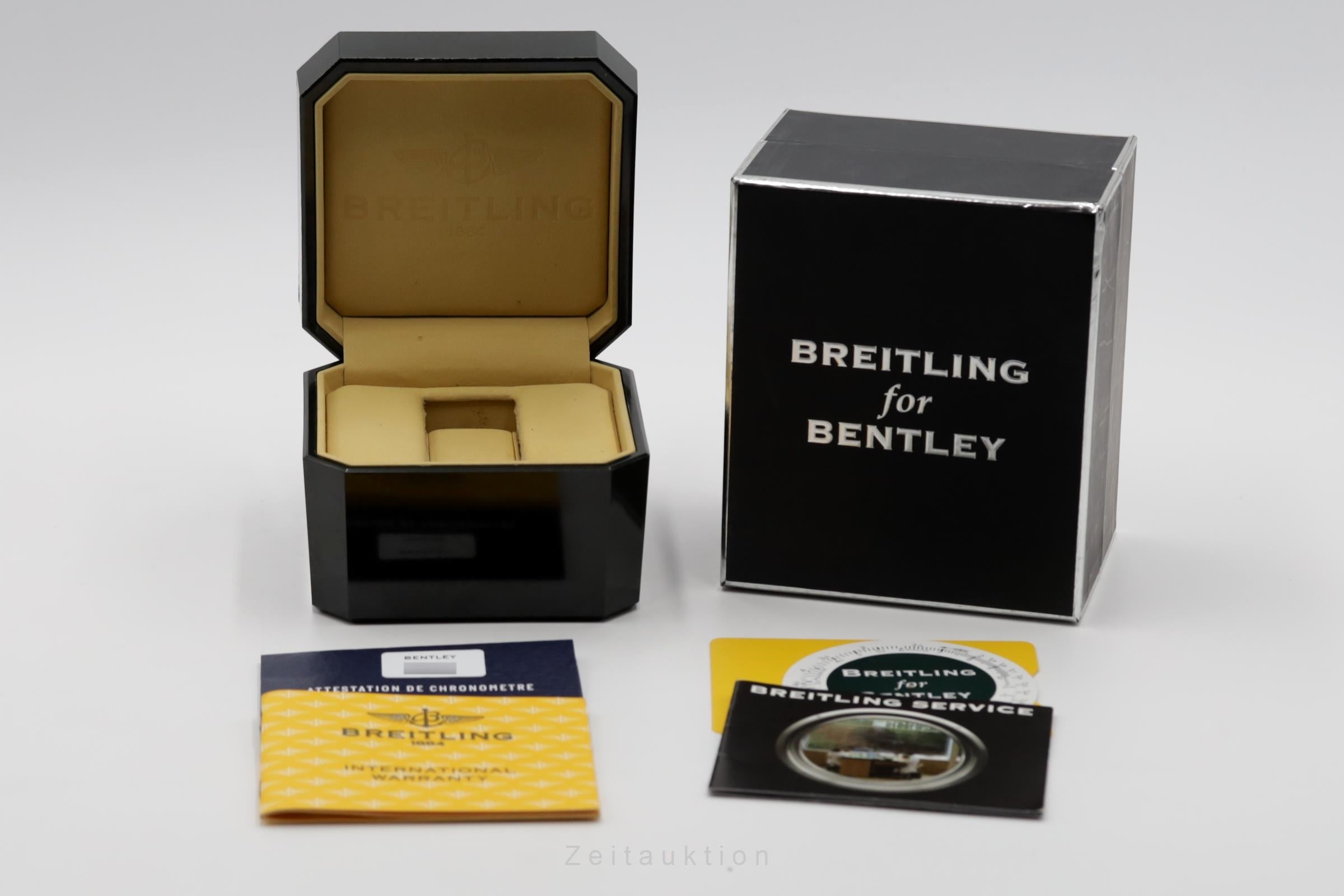 Breitling Bentley GT Chronograph Edelstahl Automatik Ref. A13362 B&P 2009 [2507054]