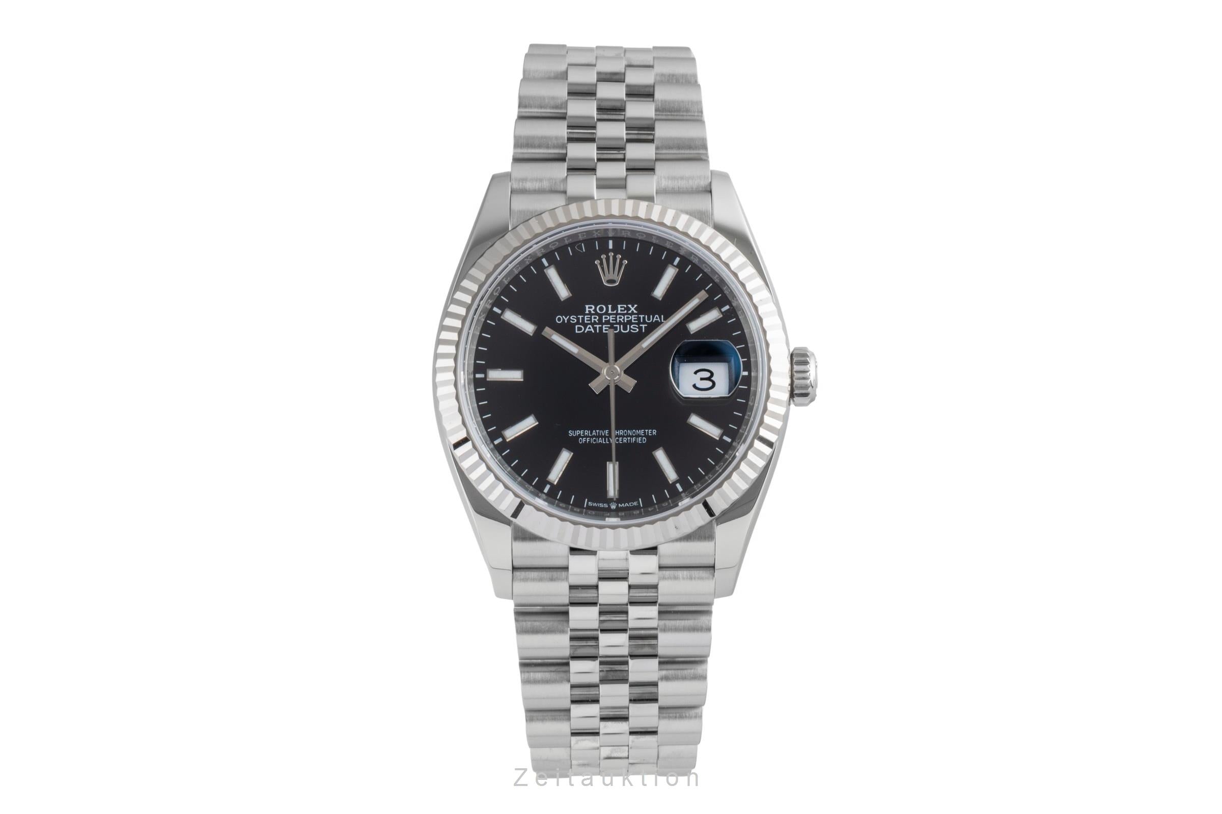 Rolex Datejust  Stahl / Weissgold Automatik Herrenuhr Ref. 126234 B&P 2021 [2507058]