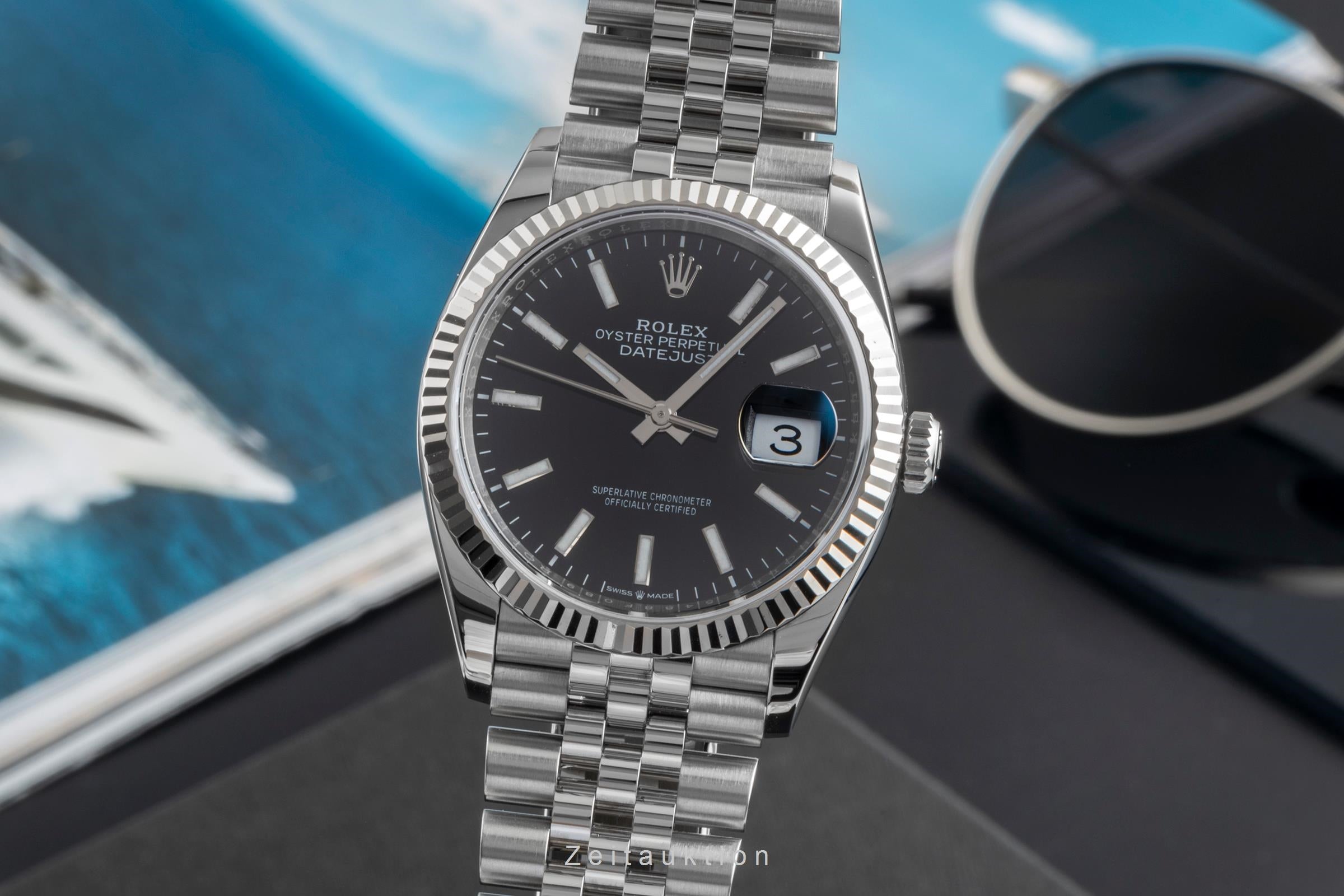 Rolex Datejust steel / white gold automatic Kal. 3235 Ref. 126234